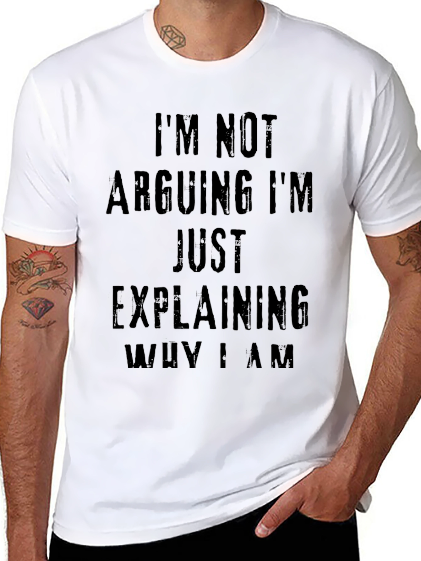 Im Not Arguing Just Explaining Mens T-Shirt