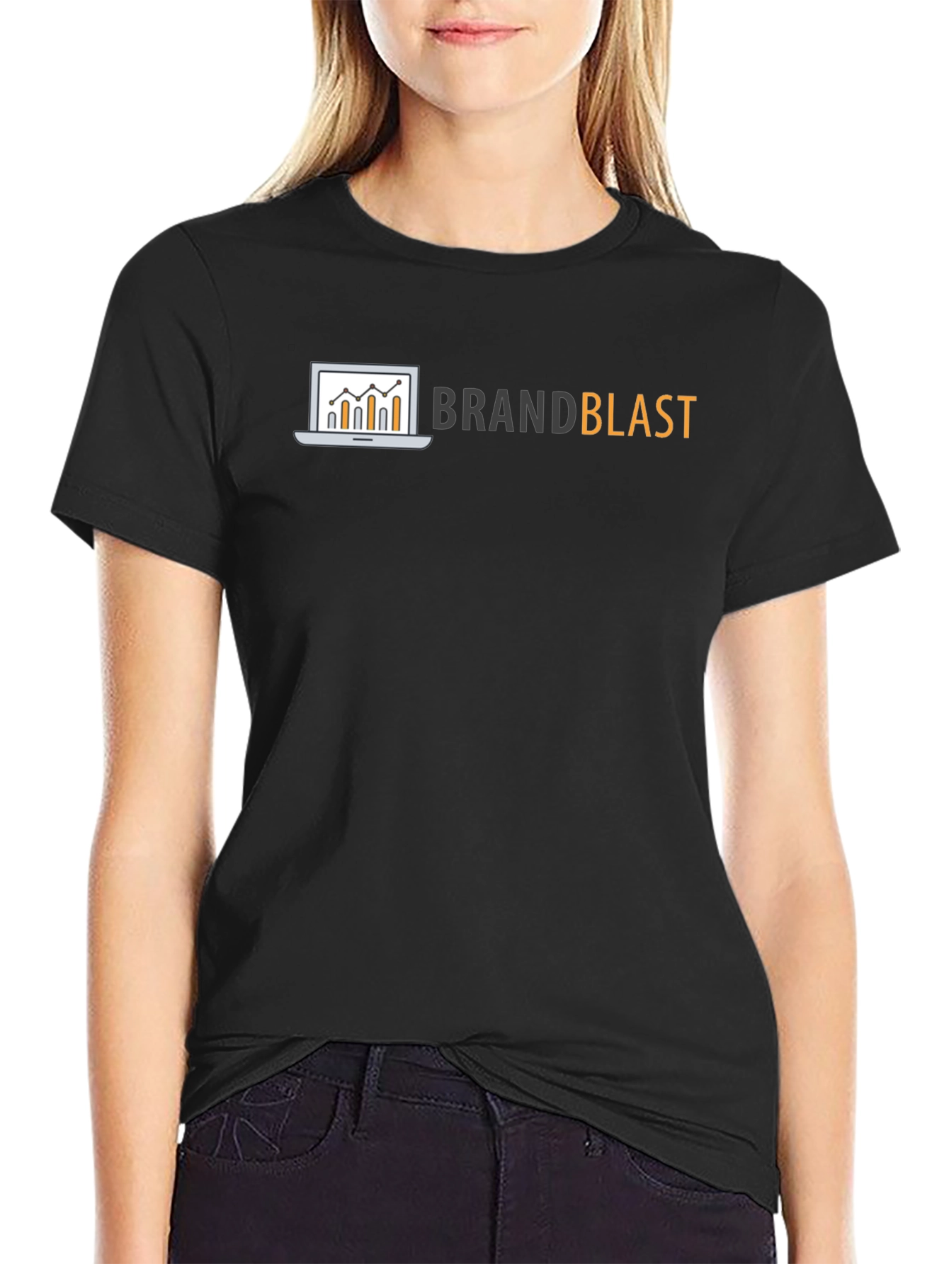 BrandBlast Graphic T-Shirt - Black Cotton Tee
