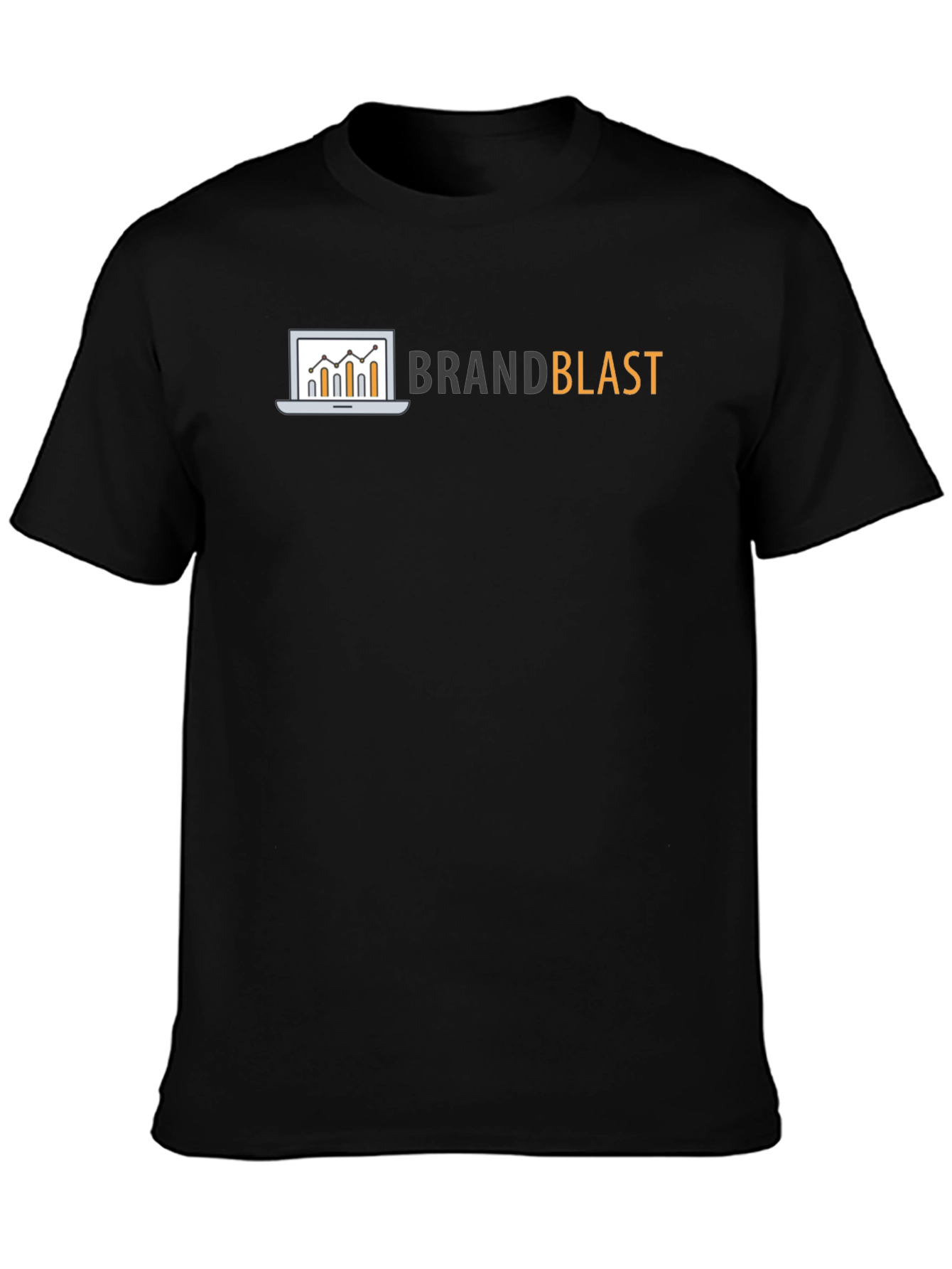 BrandBlast Graphic T-Shirt - Black Cotton Tee