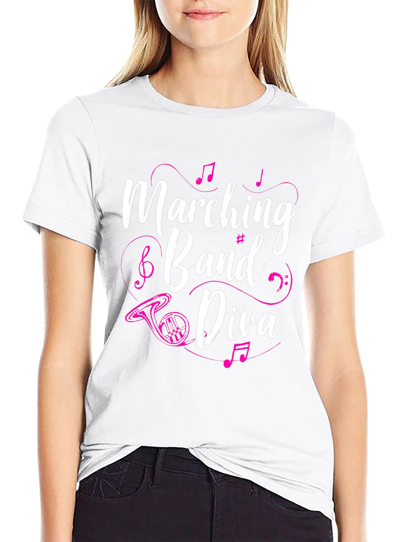Marching Band Diva T-Shirt - Music Lover Tee