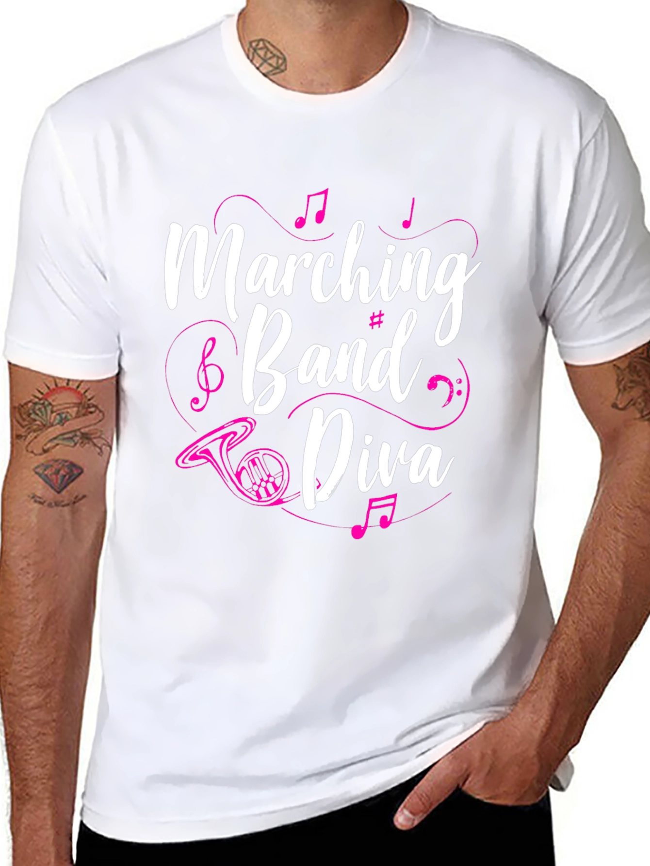 Marching Band Diva T-Shirt - Music Lover Tee