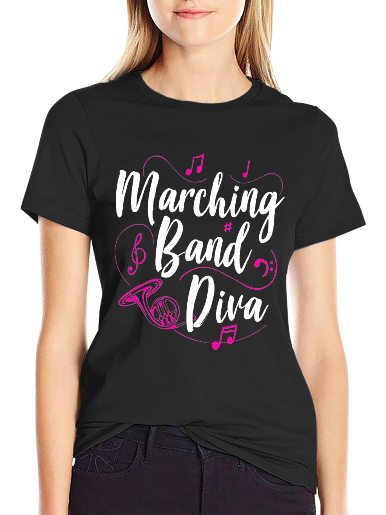 Marching Band Diva T-Shirt - Music Lover Tee