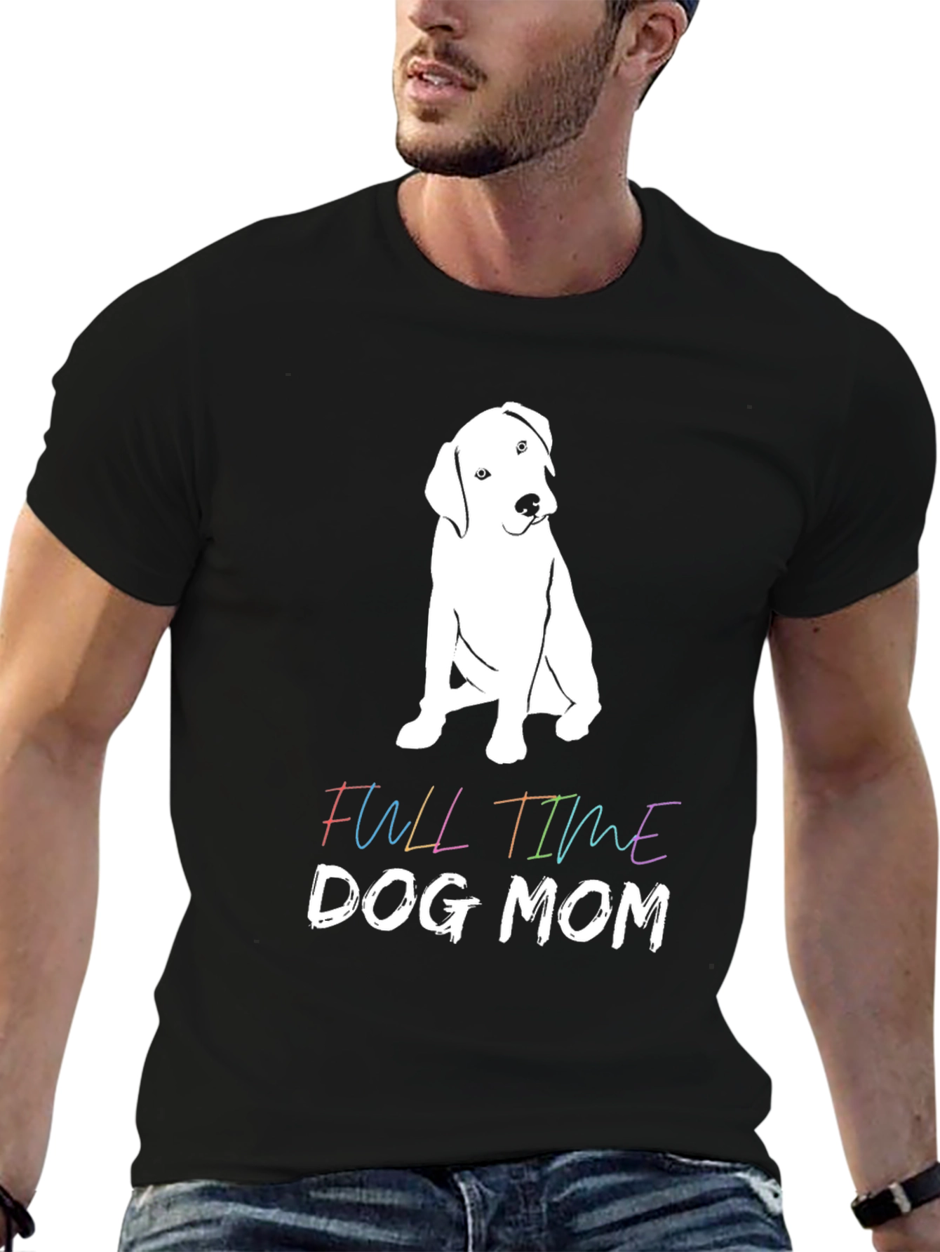 Full Time Dog Mom Graphic Tee