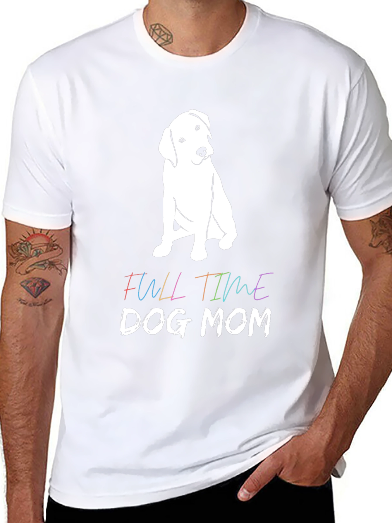 Full Time Dog Mom Graphic Tee