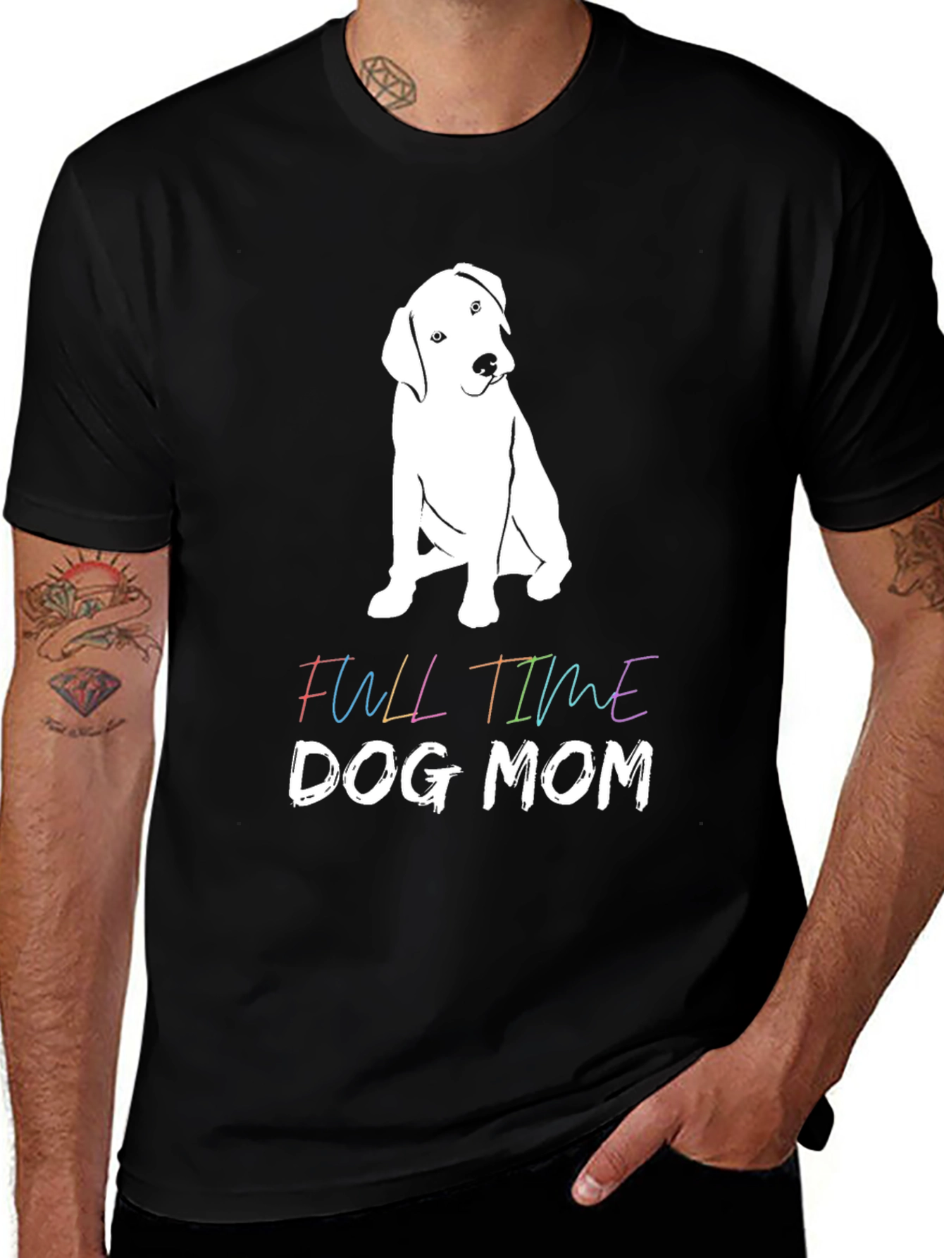 Full Time Dog Mom Graphic Tee