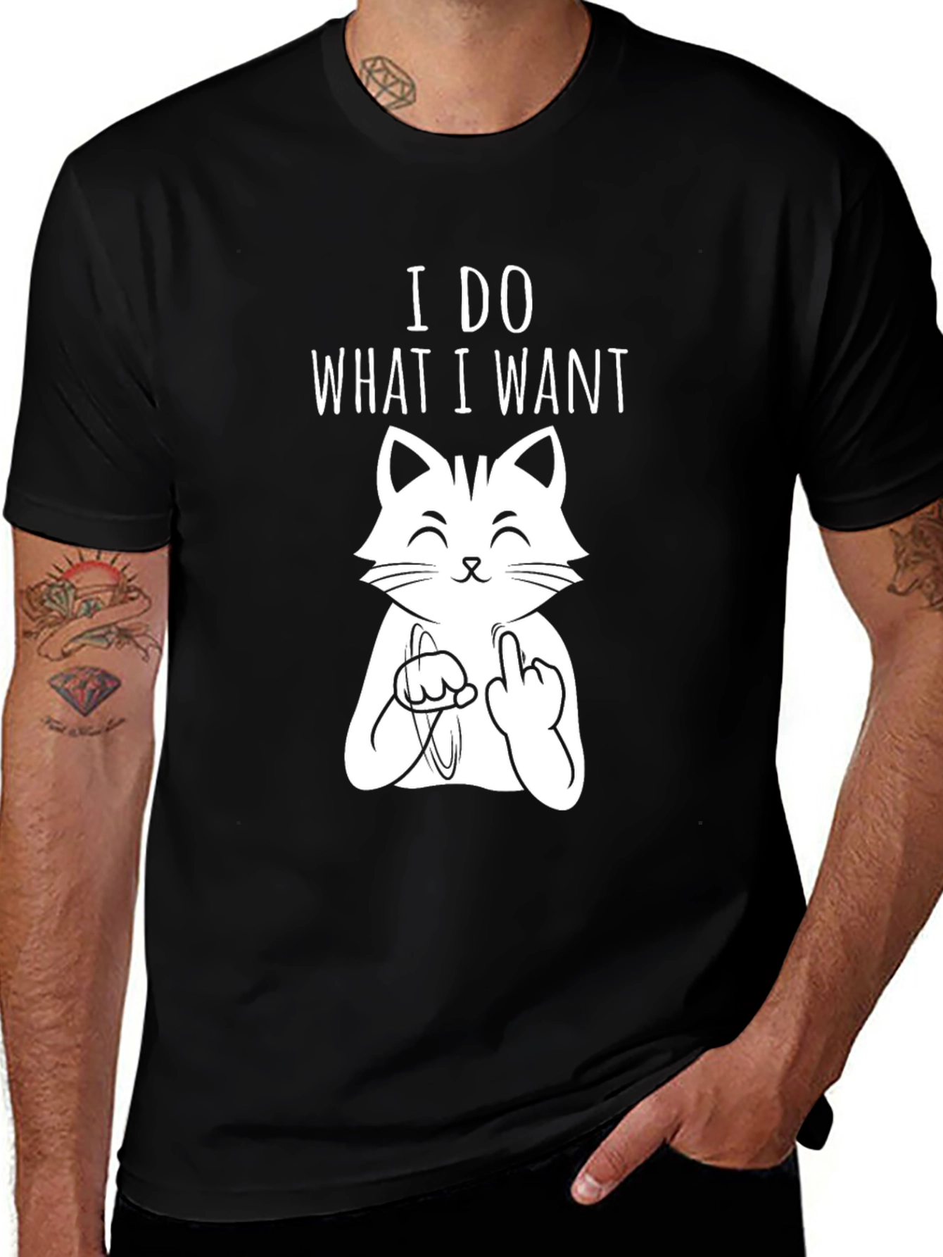 I Do What I Want Cat T-Shirt