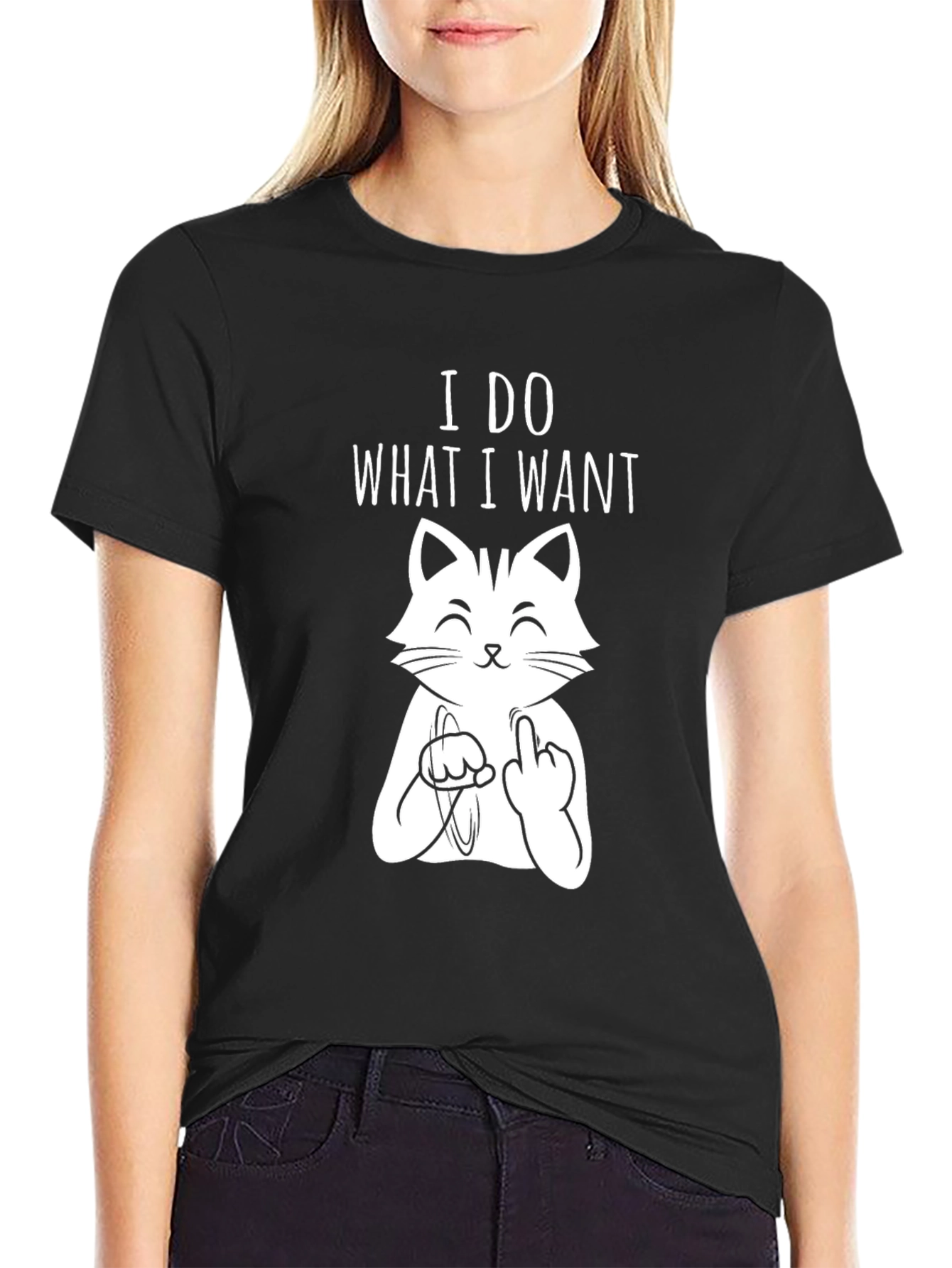 I Do What I Want Cat T-Shirt