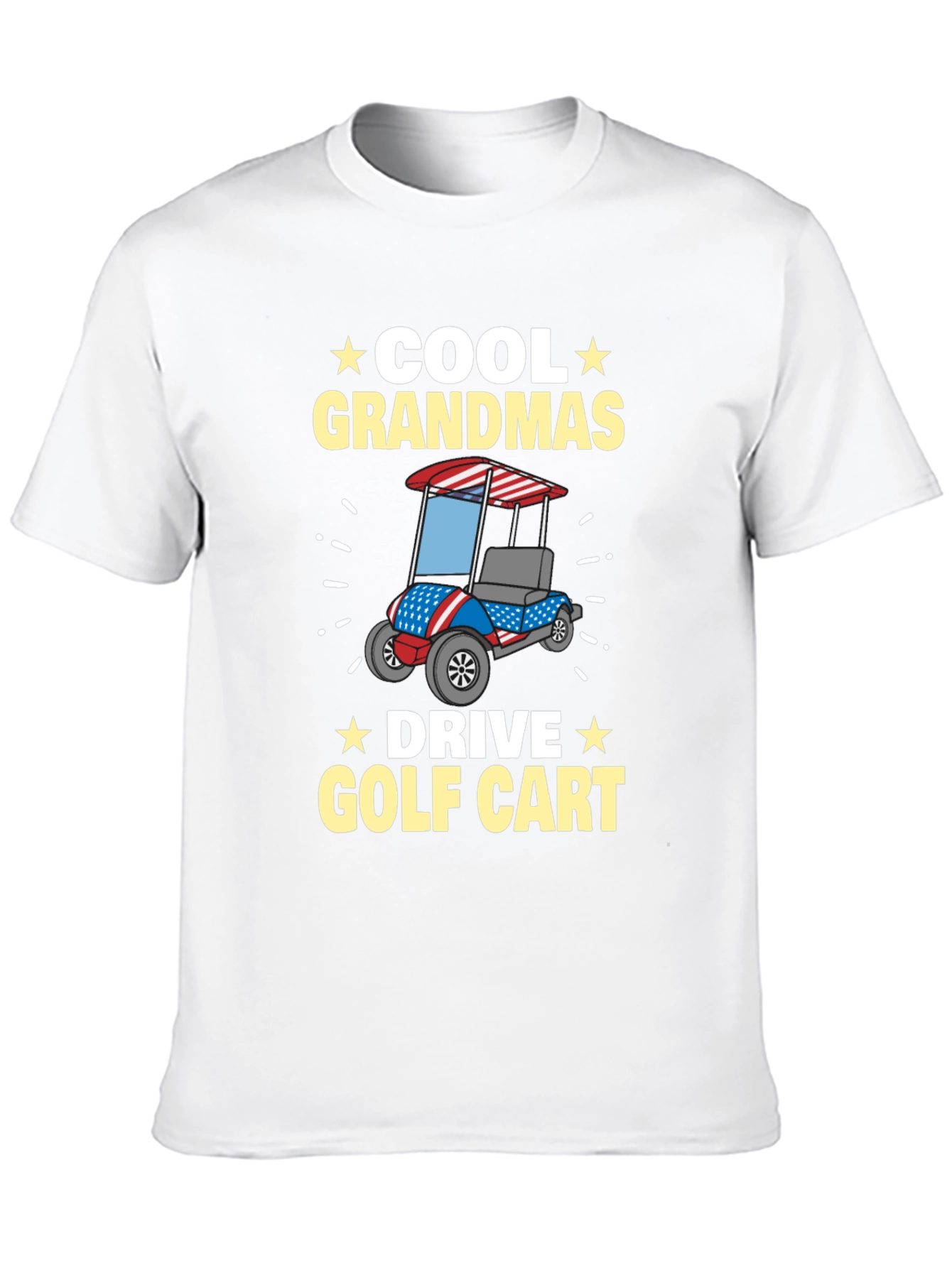 Cool Grandmas Drive Golf Cart T-Shirt
