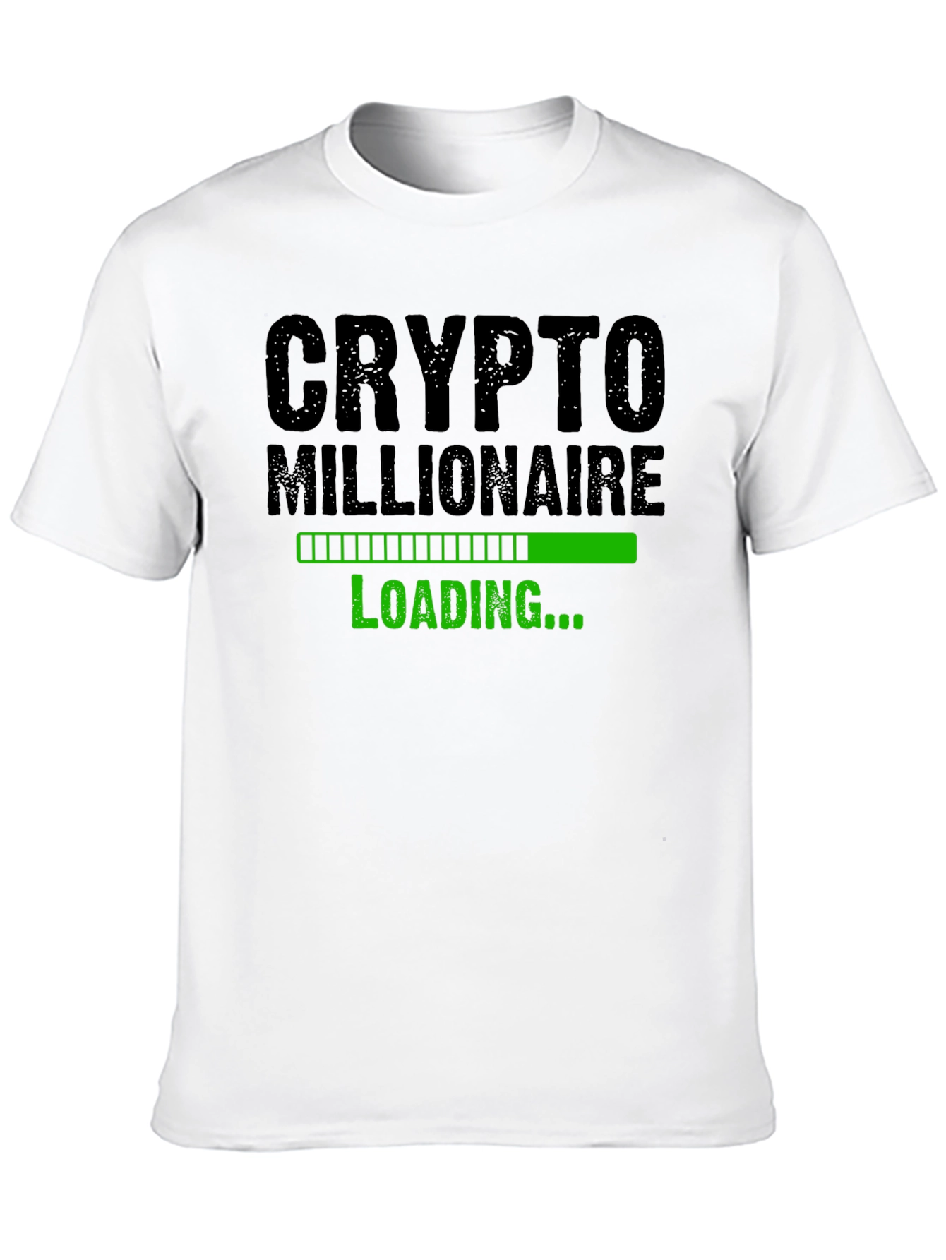 Crypto Millionaire Loading T-Shirt - Black