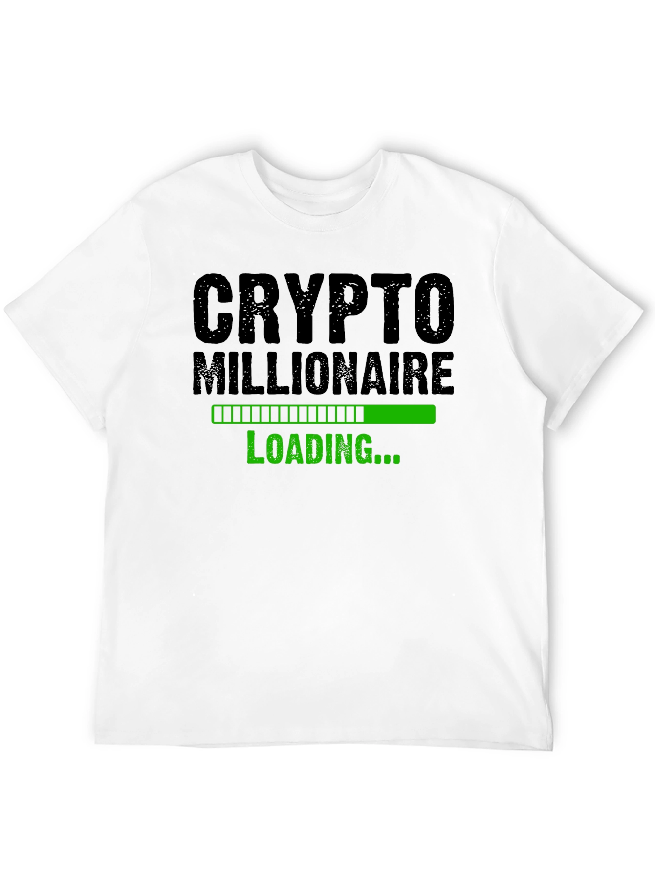 Crypto Millionaire Loading T-Shirt - Black