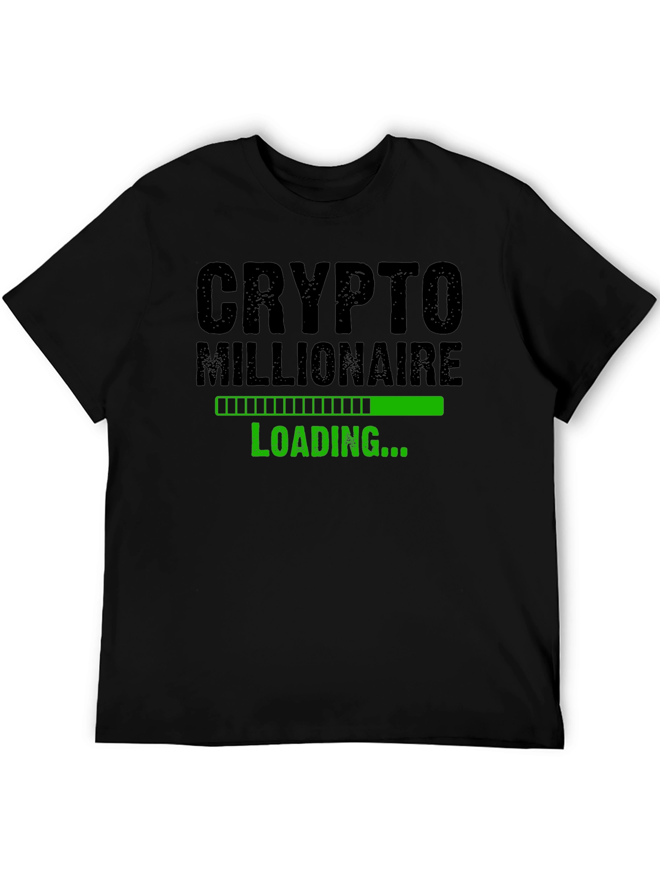 Crypto Millionaire Loading T-Shirt - Black