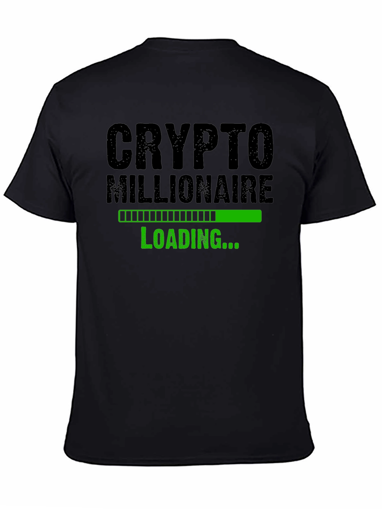 Crypto Millionaire Loading T-Shirt - Black