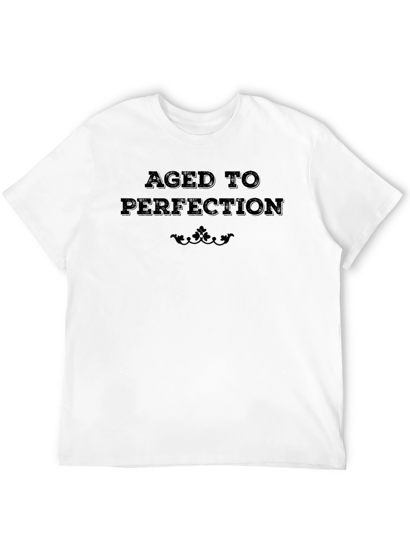 Aged To Perfection Mens Black T-Shirt