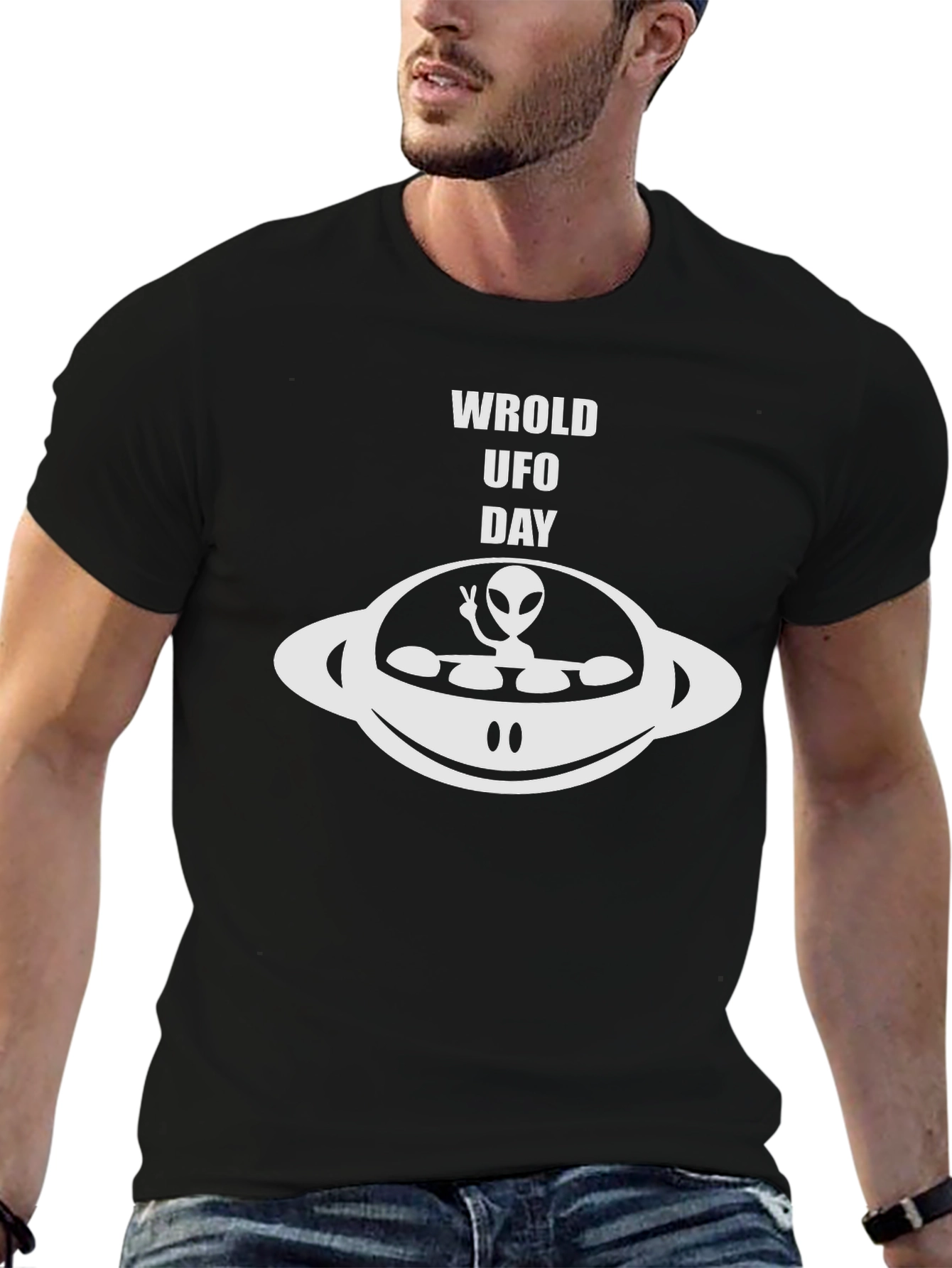 World UFO Day Alien T-Shirt