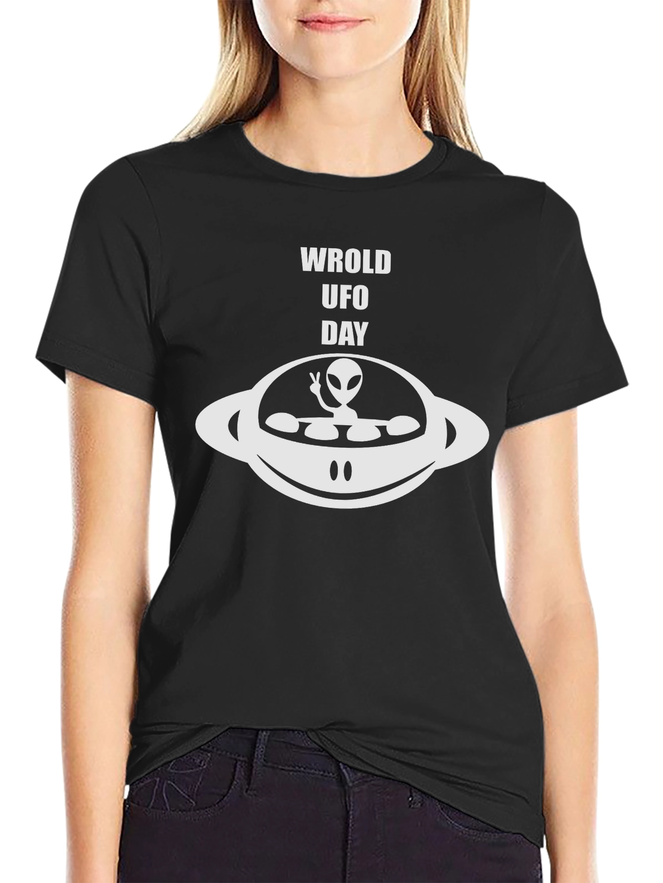 World UFO Day Alien T-Shirt