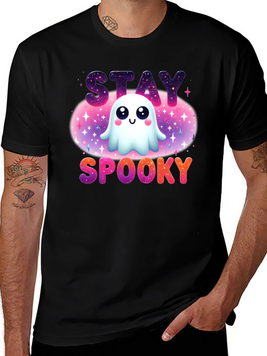 Stay Spooky Ghost T-Shirt - Halloween Vibes