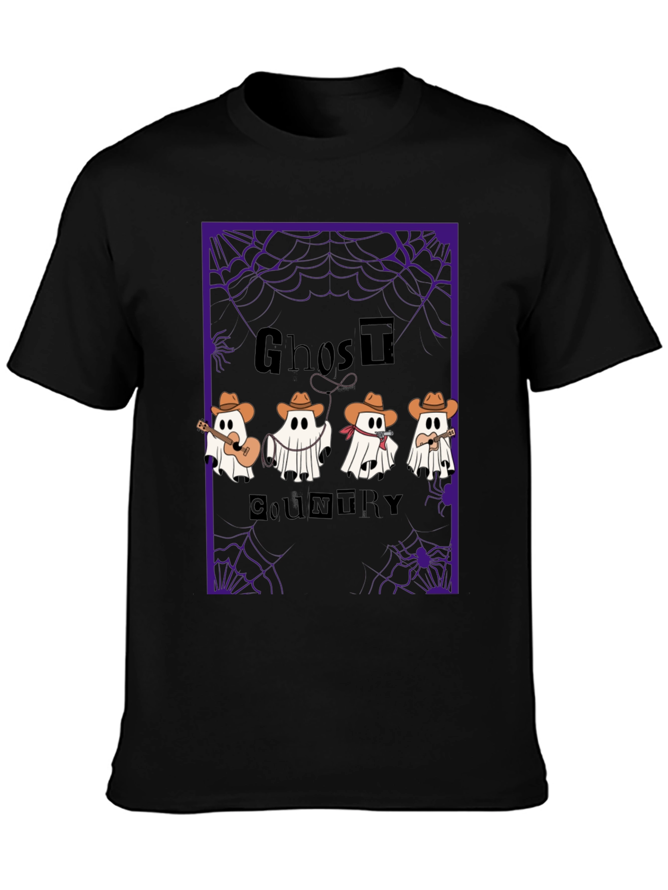 Ghost Country Graphic T-Shirt - Halloween Tee