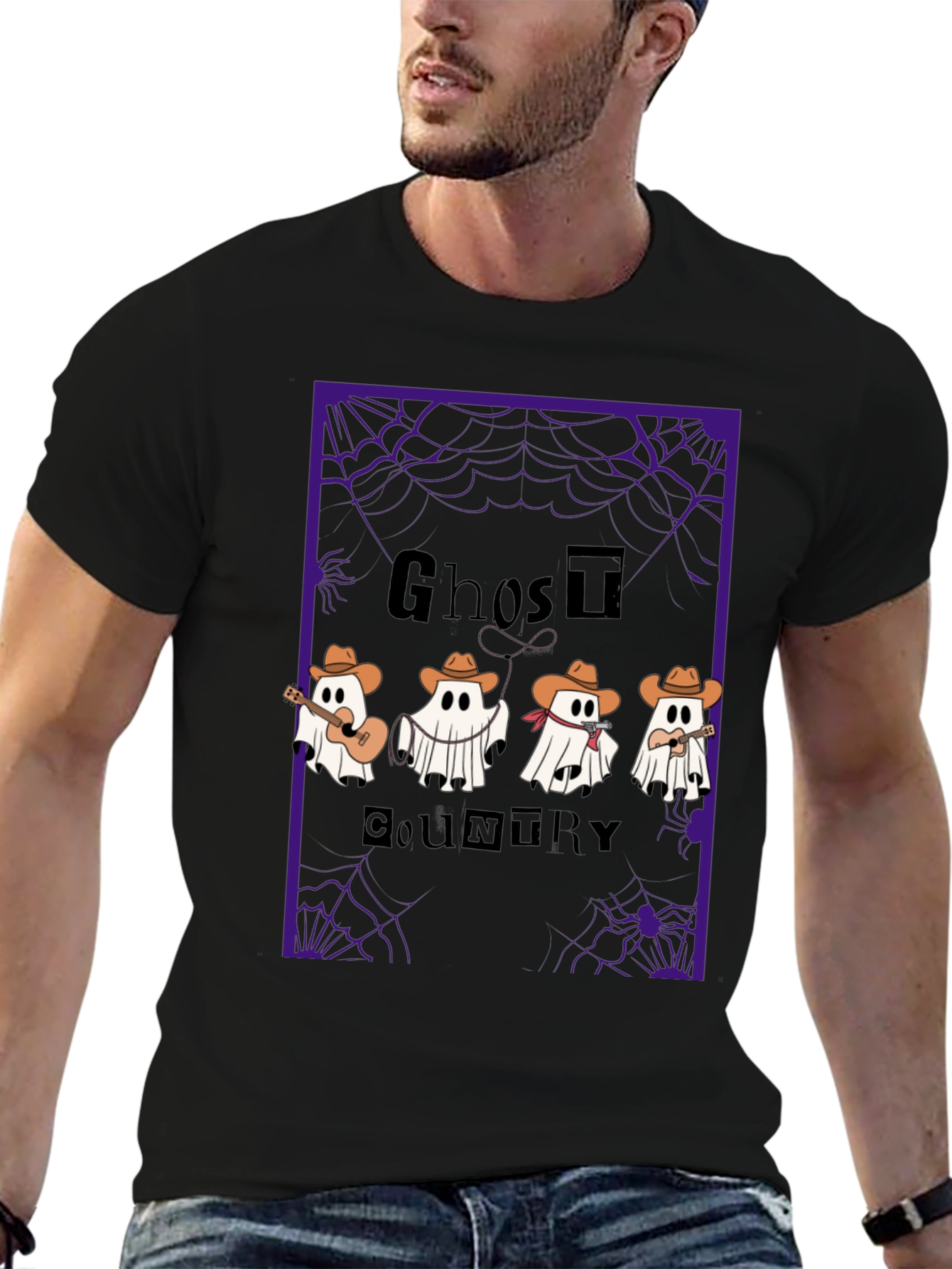 Ghost Country Graphic T-Shirt - Halloween Tee