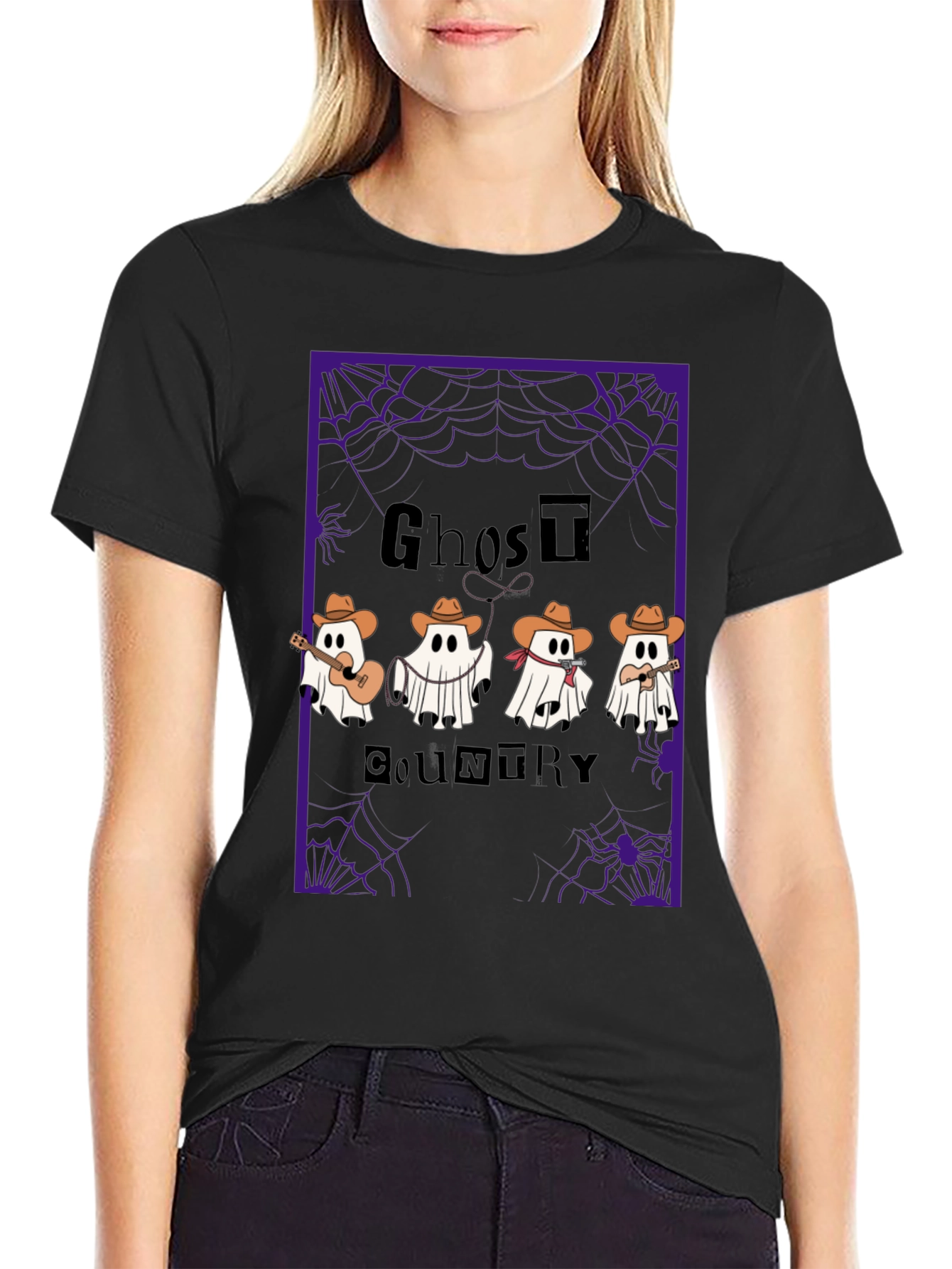 Ghost Country Graphic T-Shirt - Halloween Tee