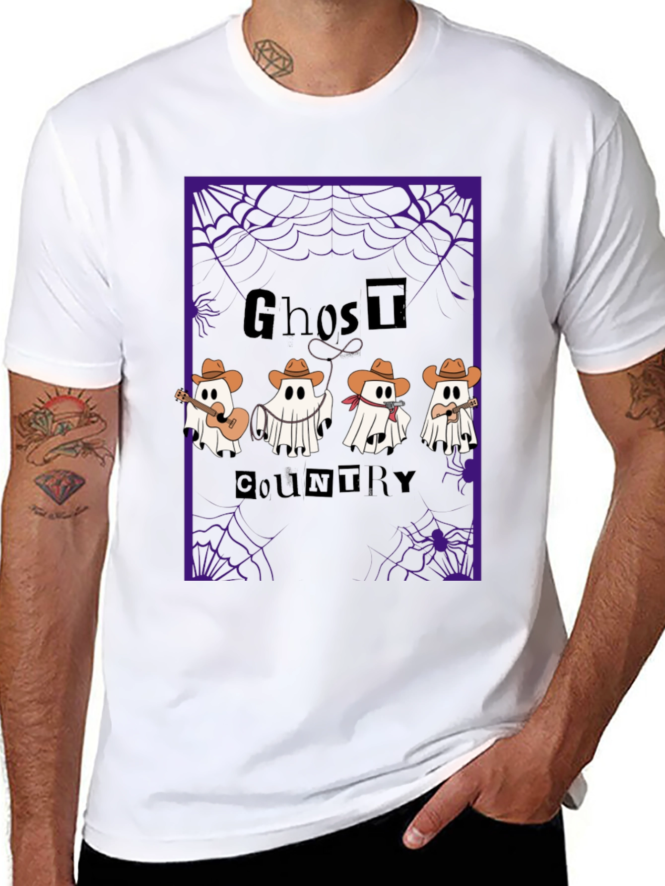 Ghost Country Graphic T-Shirt - Halloween Tee