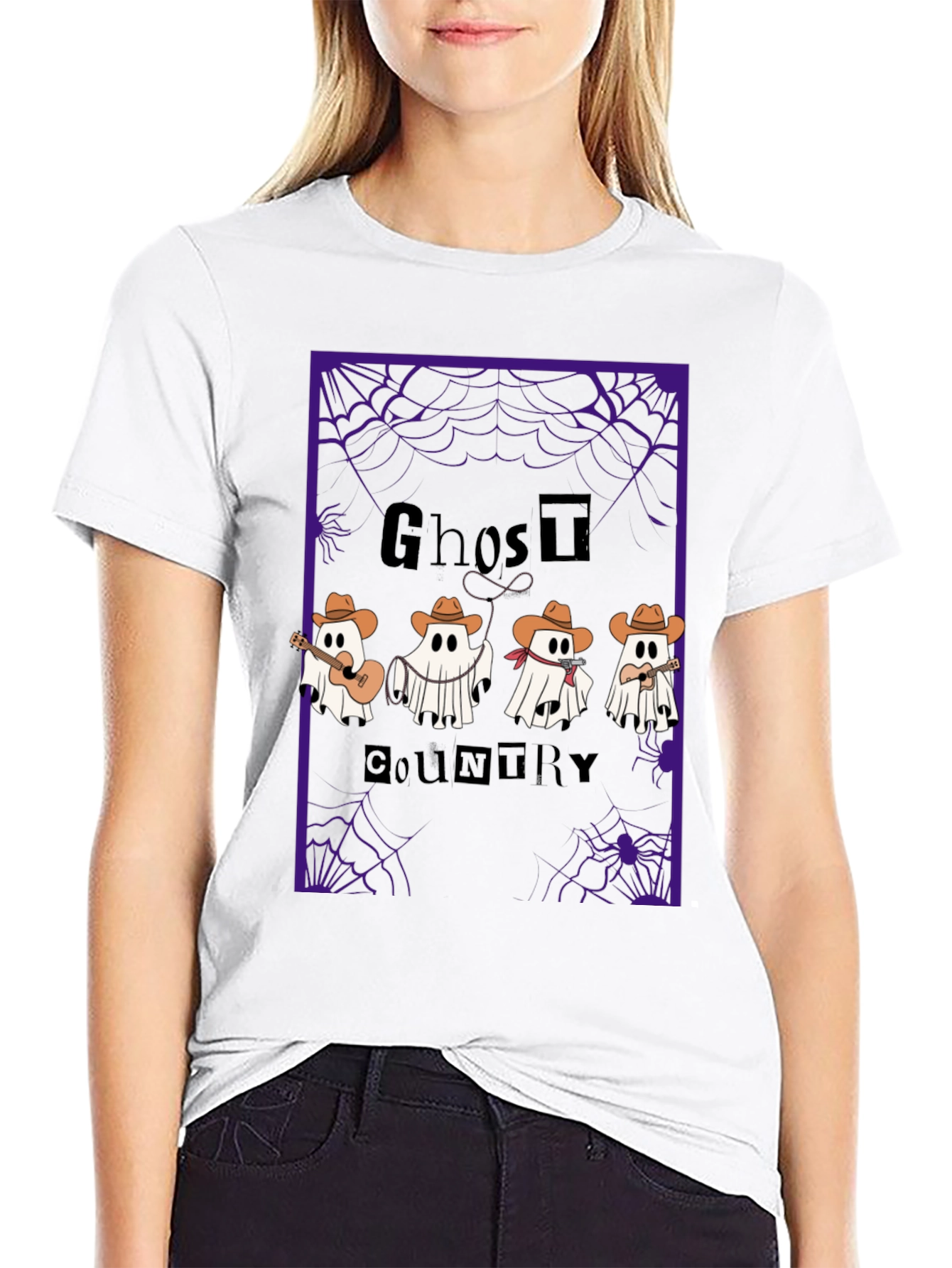Ghost Country Graphic T-Shirt - Halloween Tee