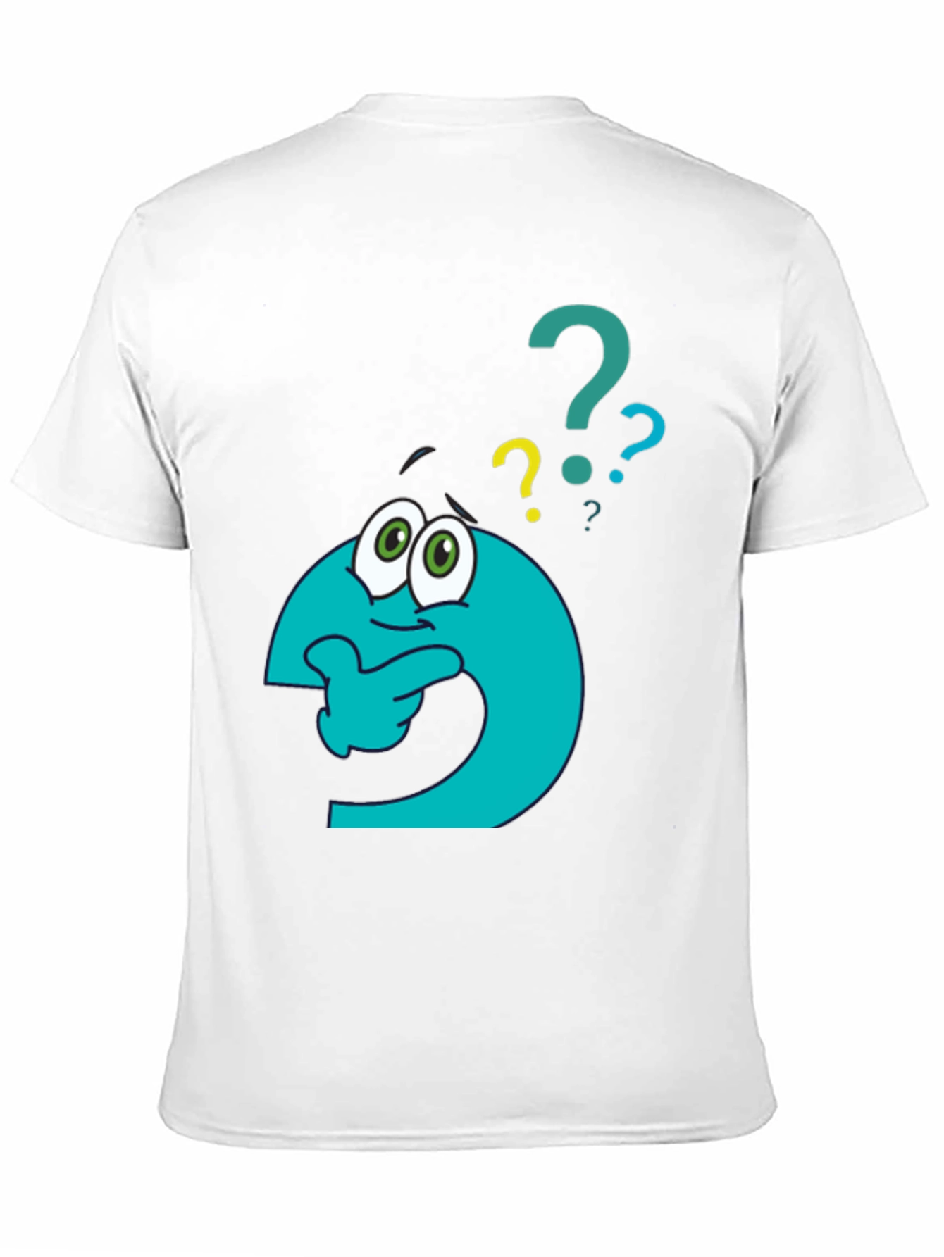Thinking Question Mark Graphic T-Shirt