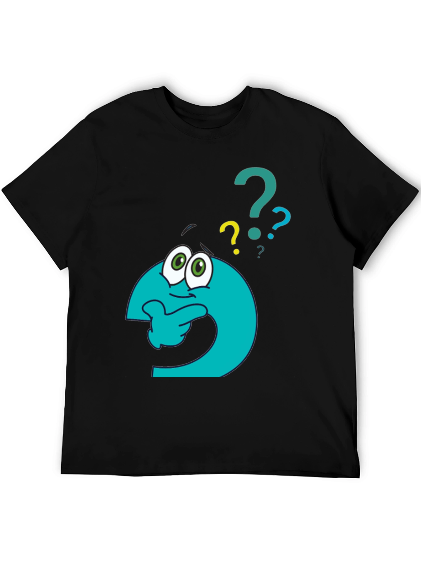 Thinking Question Mark Graphic T-Shirt