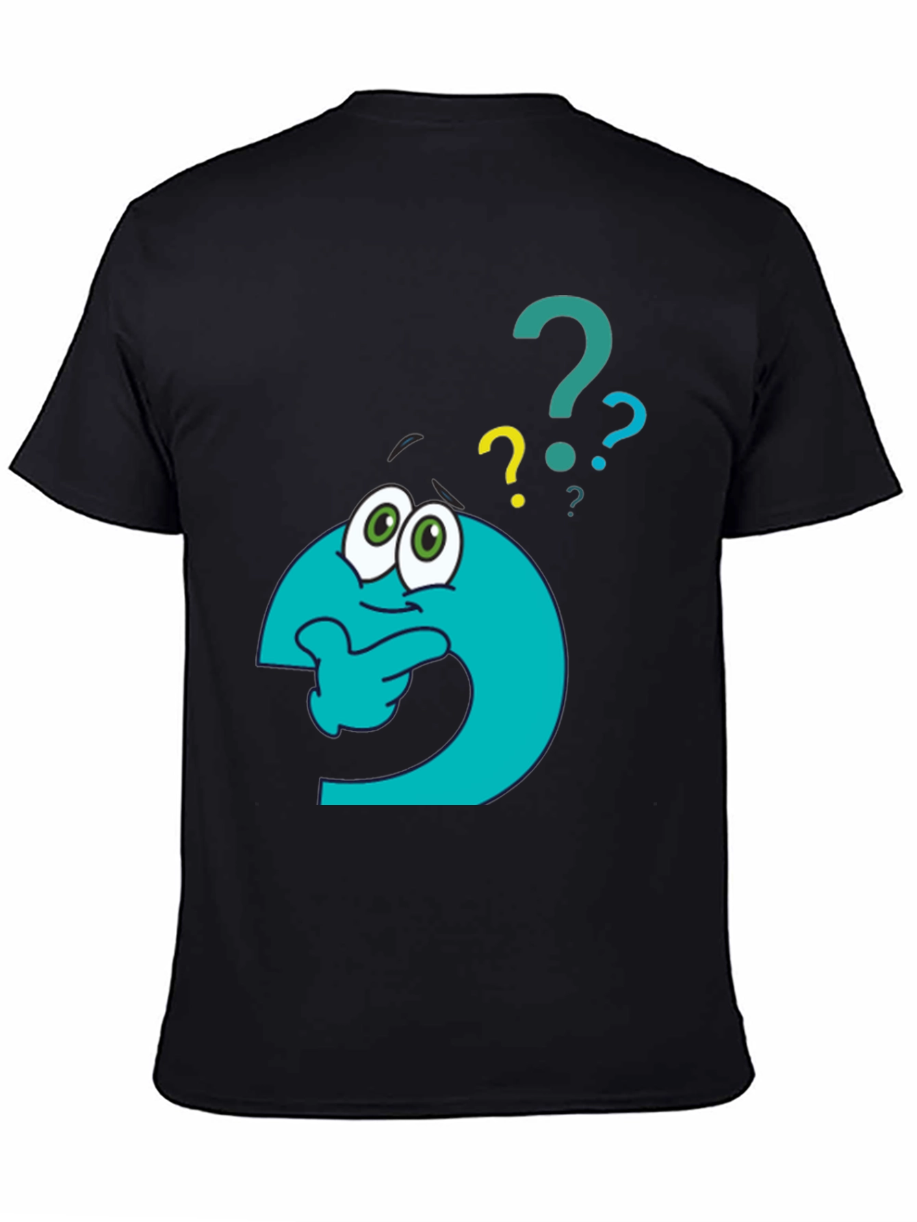 Thinking Question Mark Graphic T-Shirt