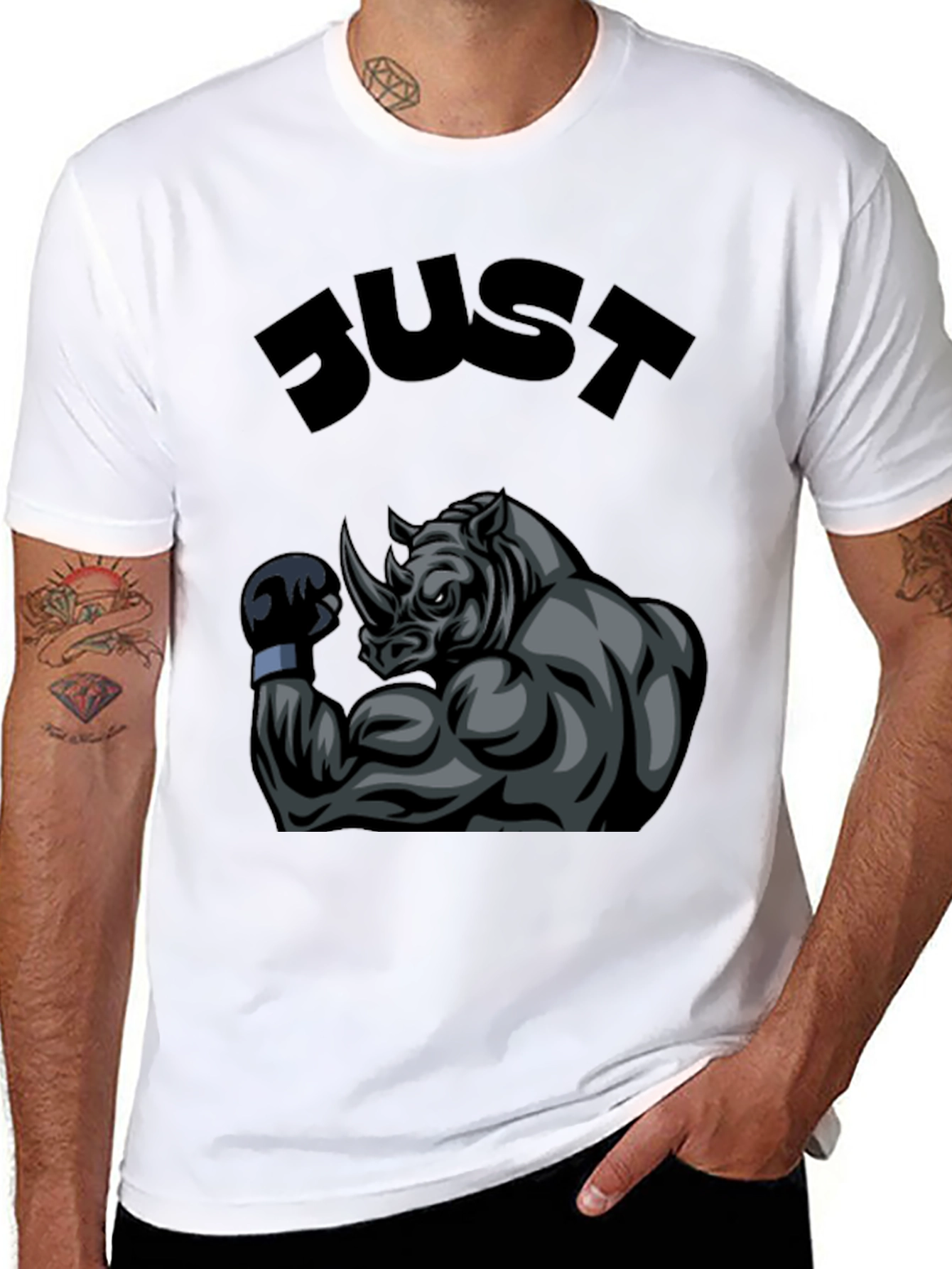 Rhino Gym T-Shirt - Just Train