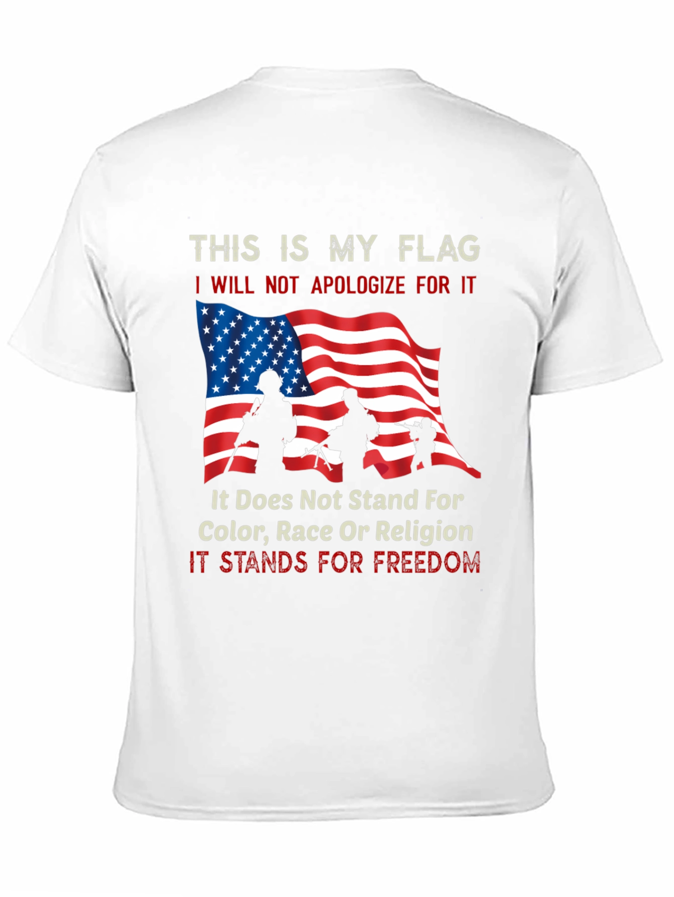 Patriotic My Flag Graphic Tee