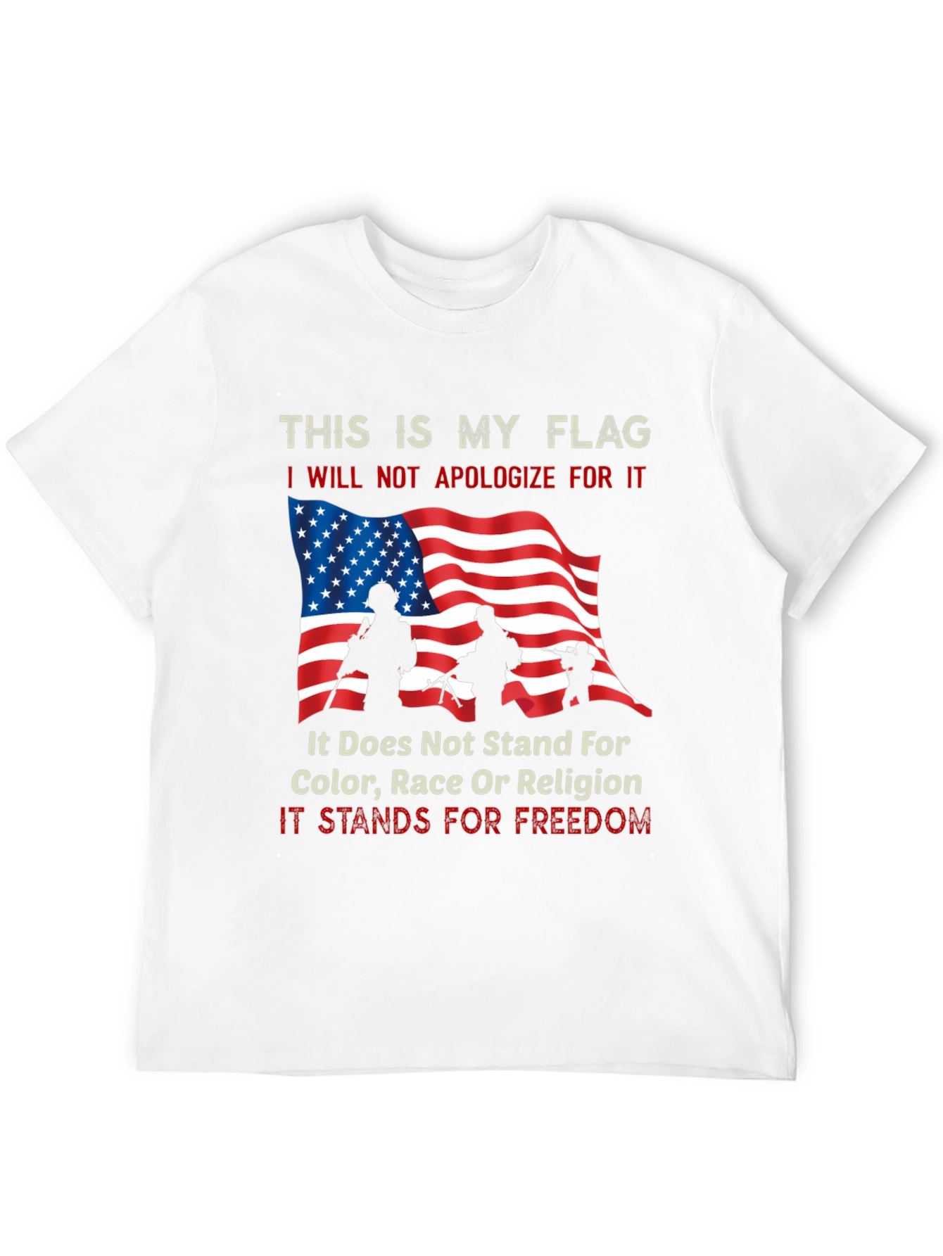 Patriotic My Flag Graphic Tee