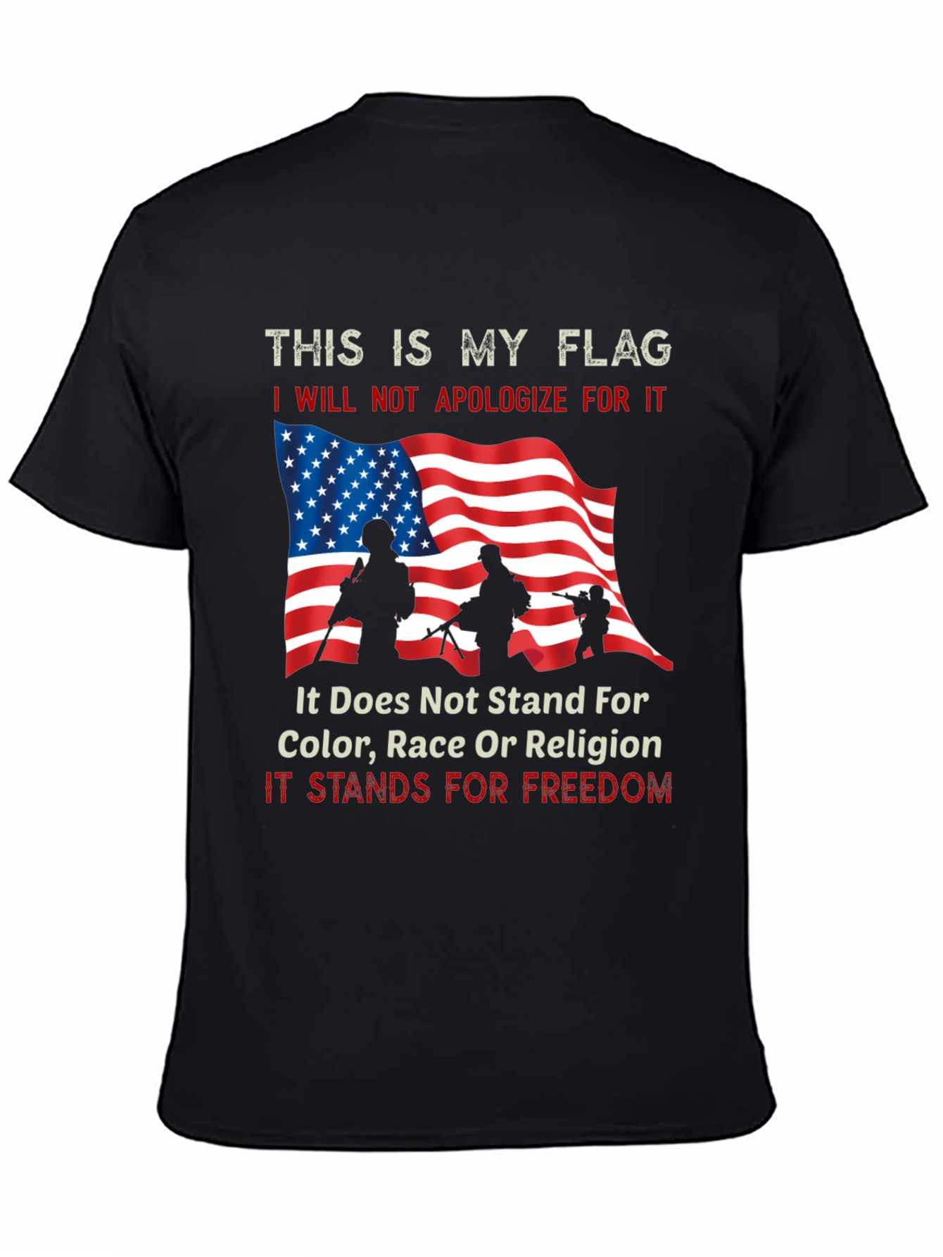 Patriotic My Flag Graphic Tee