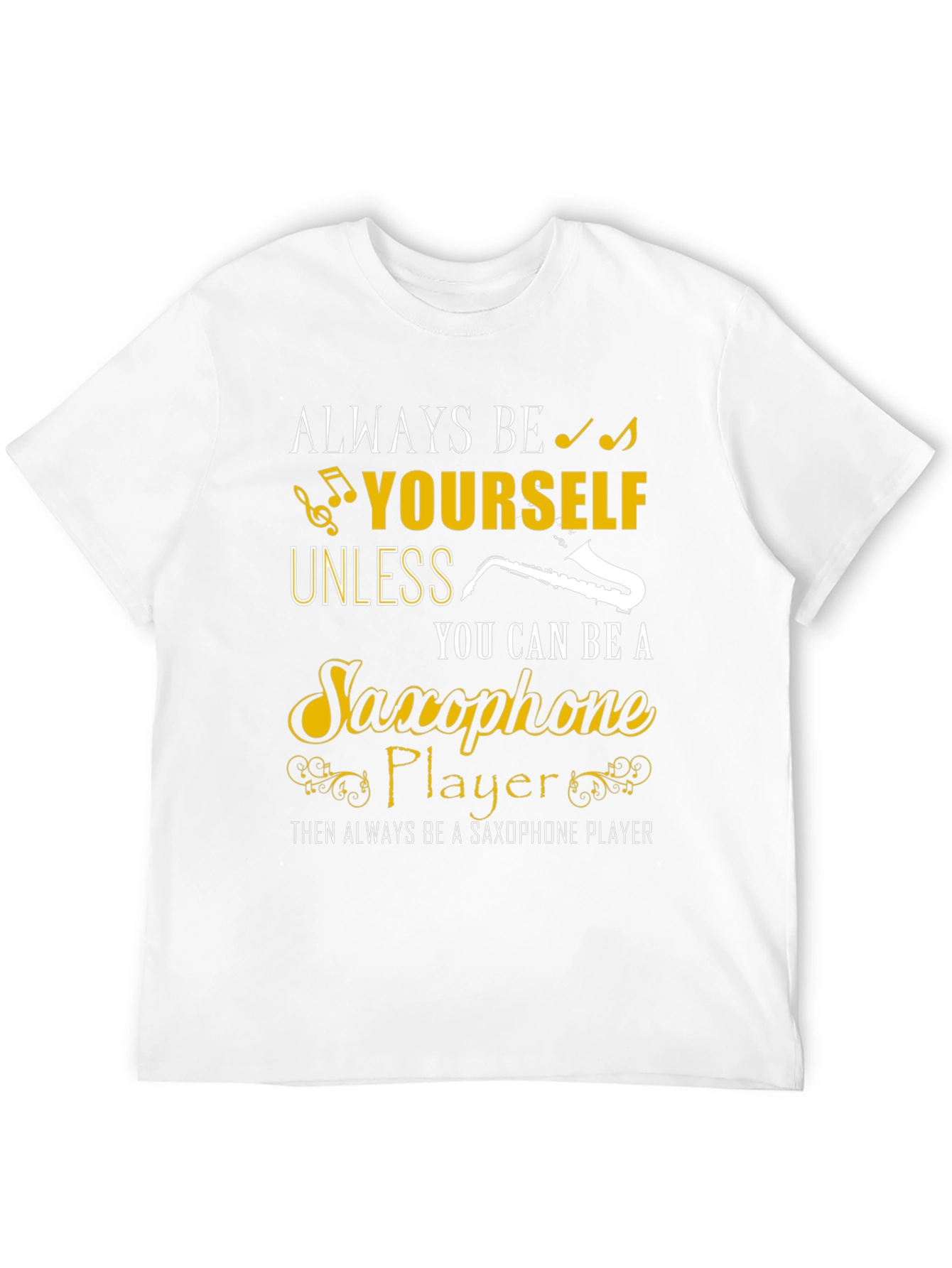 Saxophone Player Graphic Tee - Music Lover Shirt