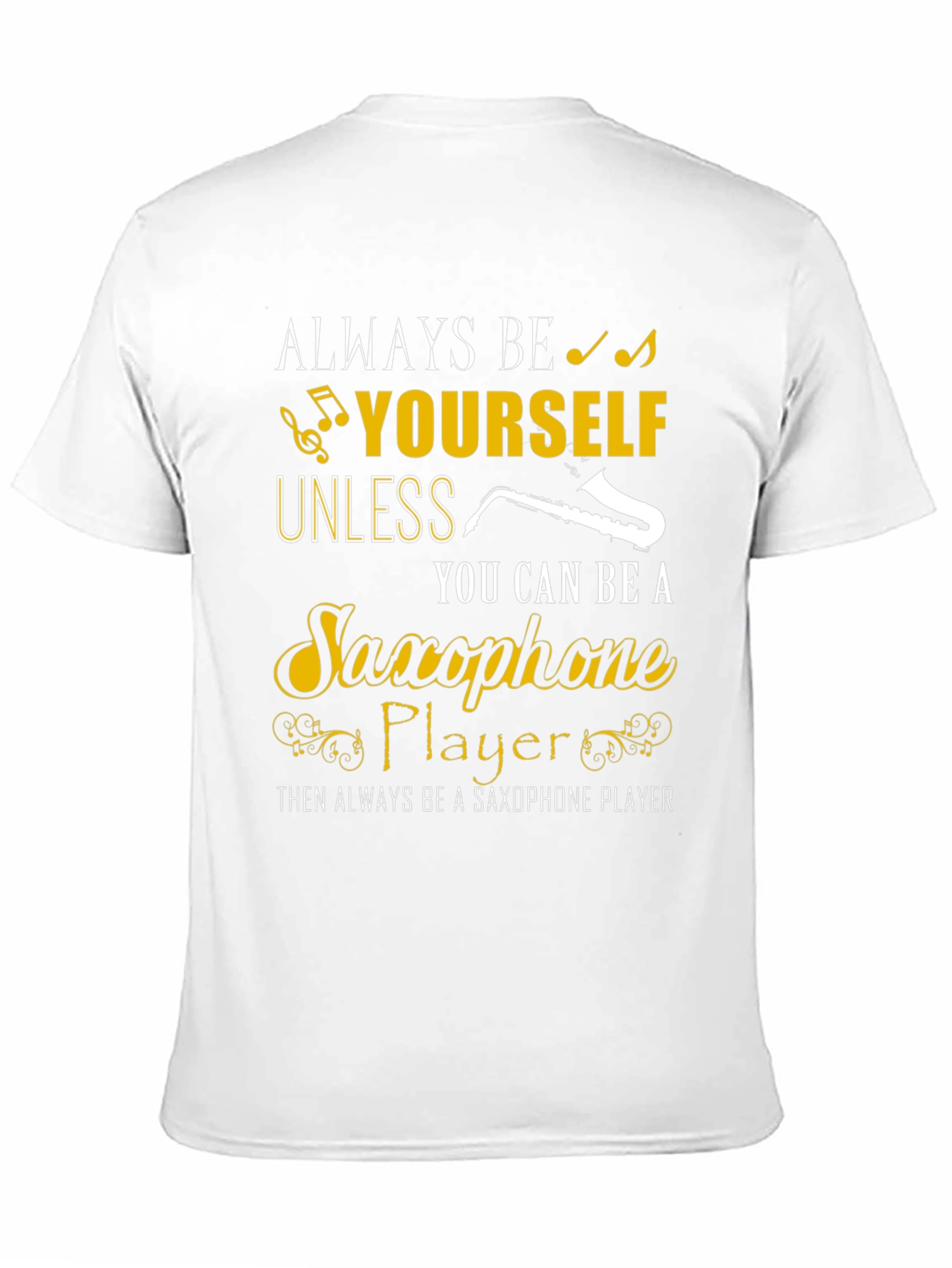 Saxophone Player Graphic Tee - Music Lover Shirt