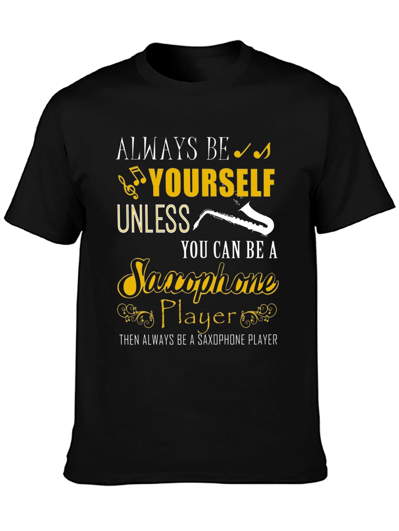 Saxophone Player Graphic Tee - Music Lover Shirt