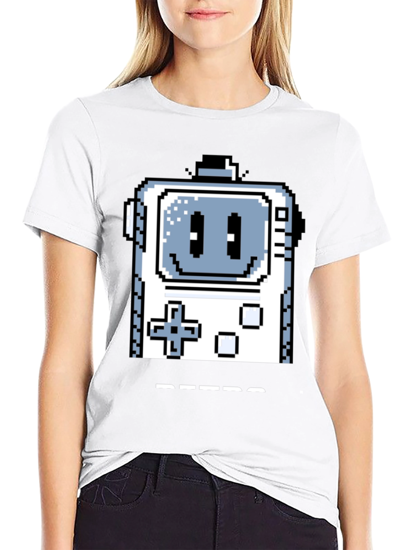 Retro Gamer T-Shirt - Pixel Art Console