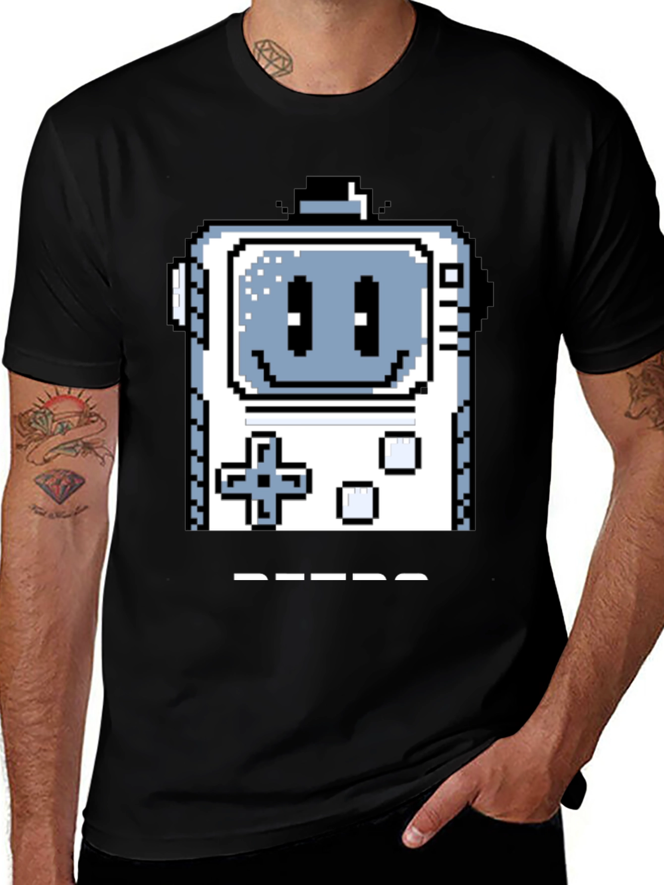 Retro Gamer T-Shirt - Pixel Art Console