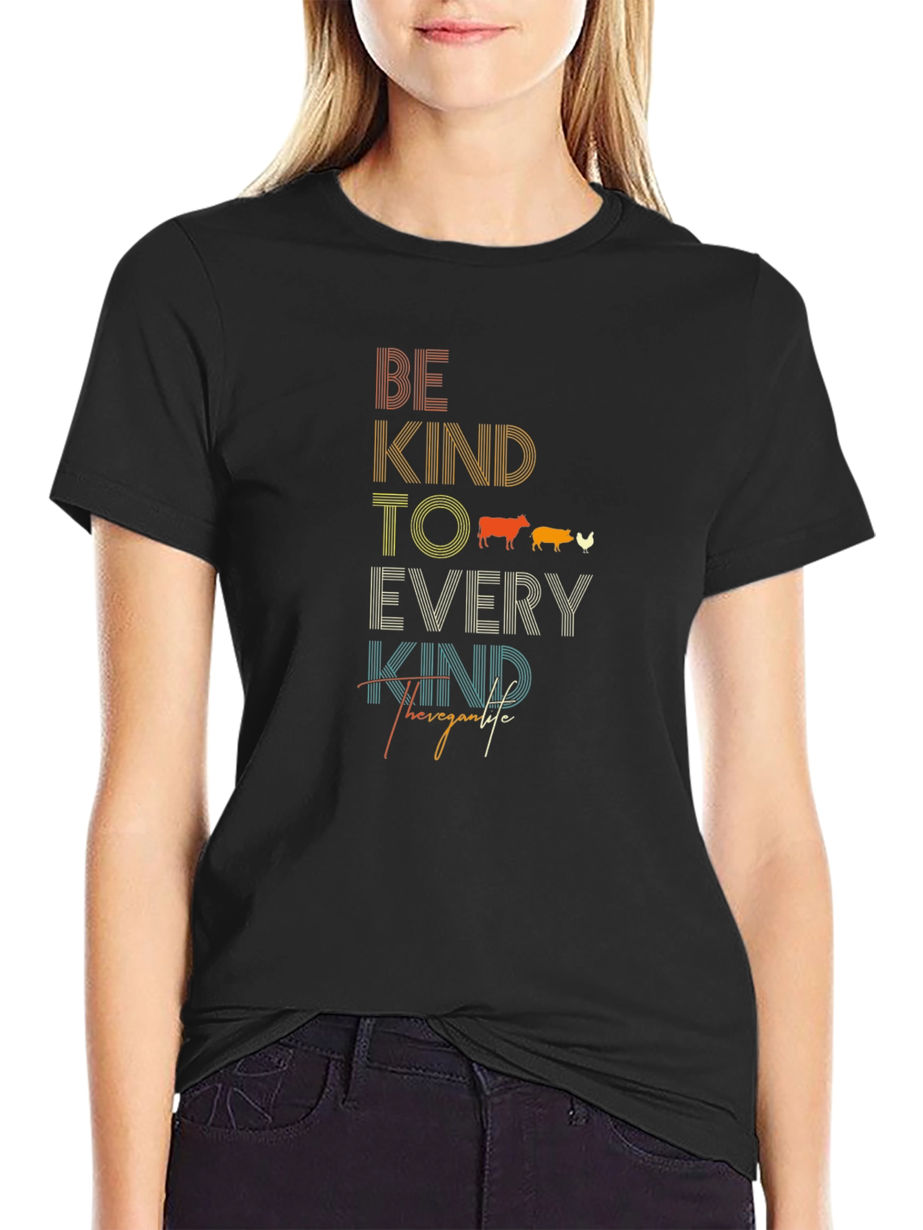 Be Kind Vegan Graphic Tee