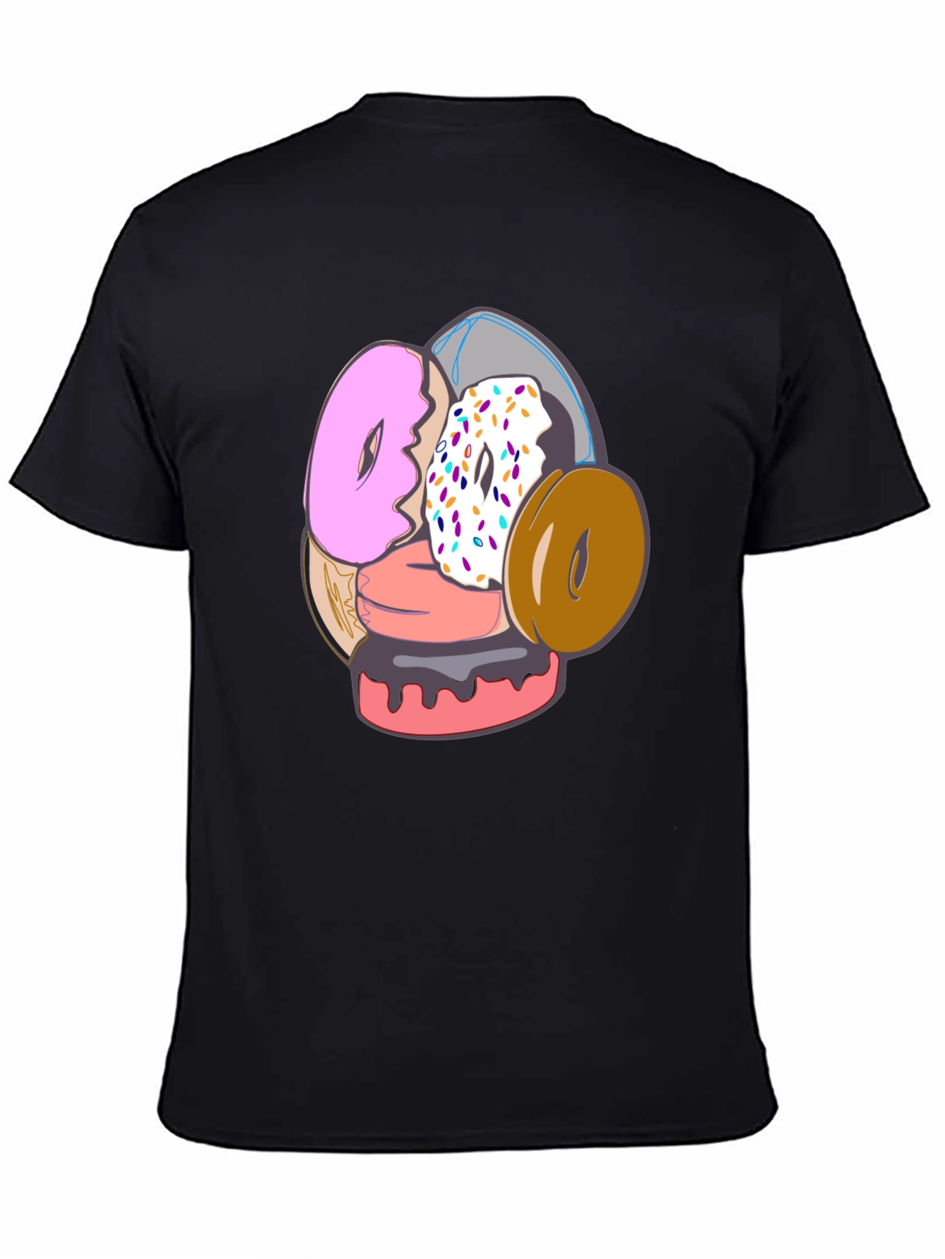 Donut Stack T-Shirt - Sweet Graphic Tee