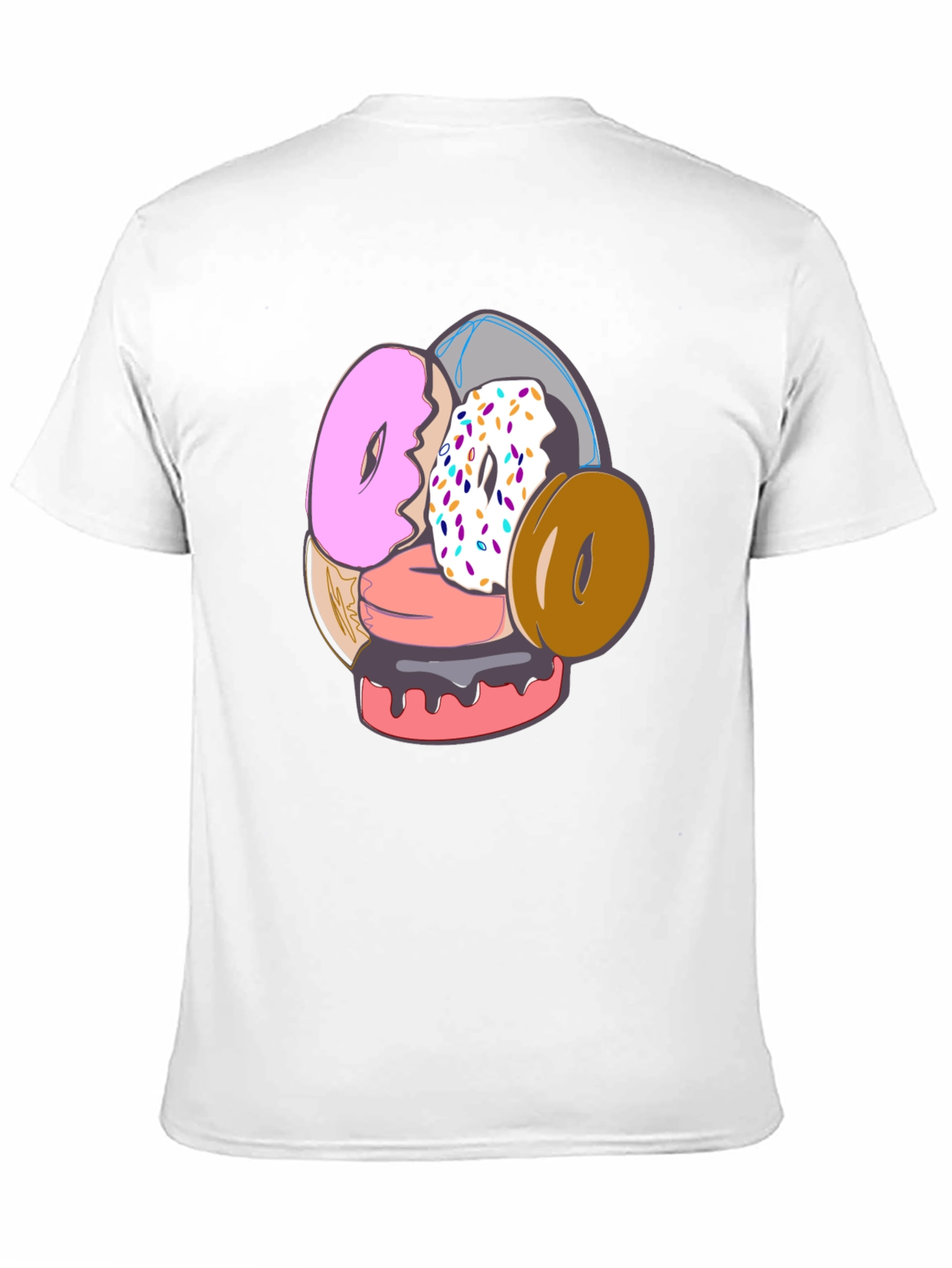 Donut Stack T-Shirt - Sweet Graphic Tee