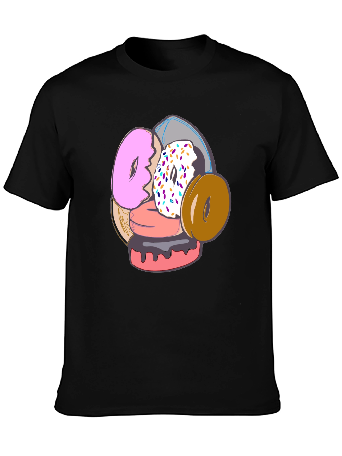 Donut Stack T-Shirt - Sweet Graphic Tee