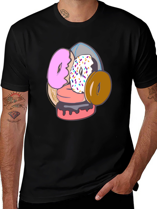 Donut Stack T-Shirt - Sweet Graphic Tee