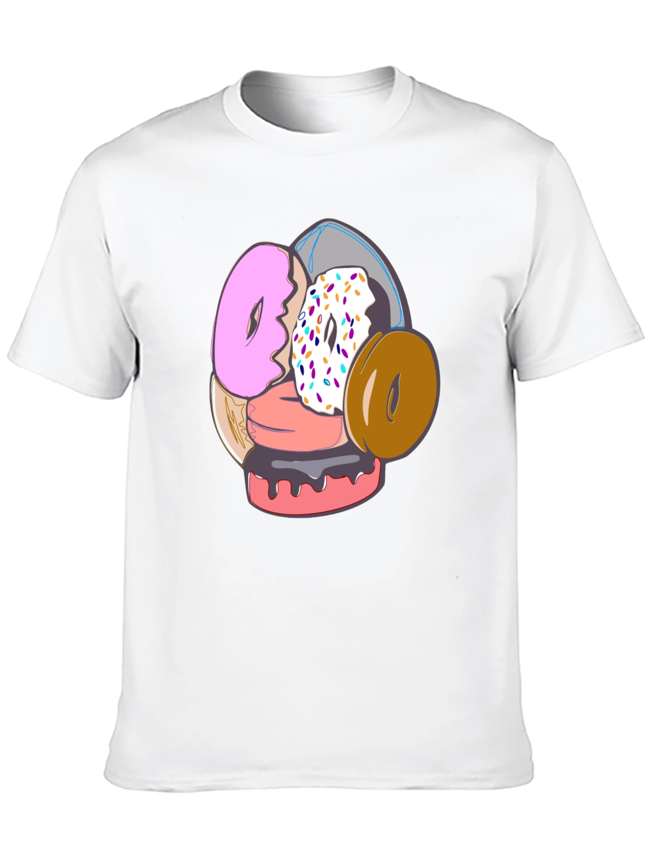 Donut Stack T-Shirt - Sweet Graphic Tee