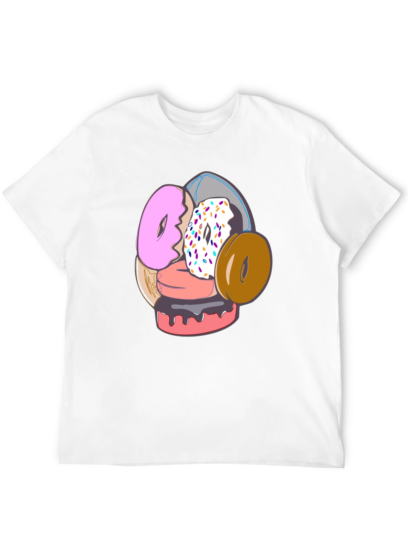 Donut Stack T-Shirt - Sweet Graphic Tee