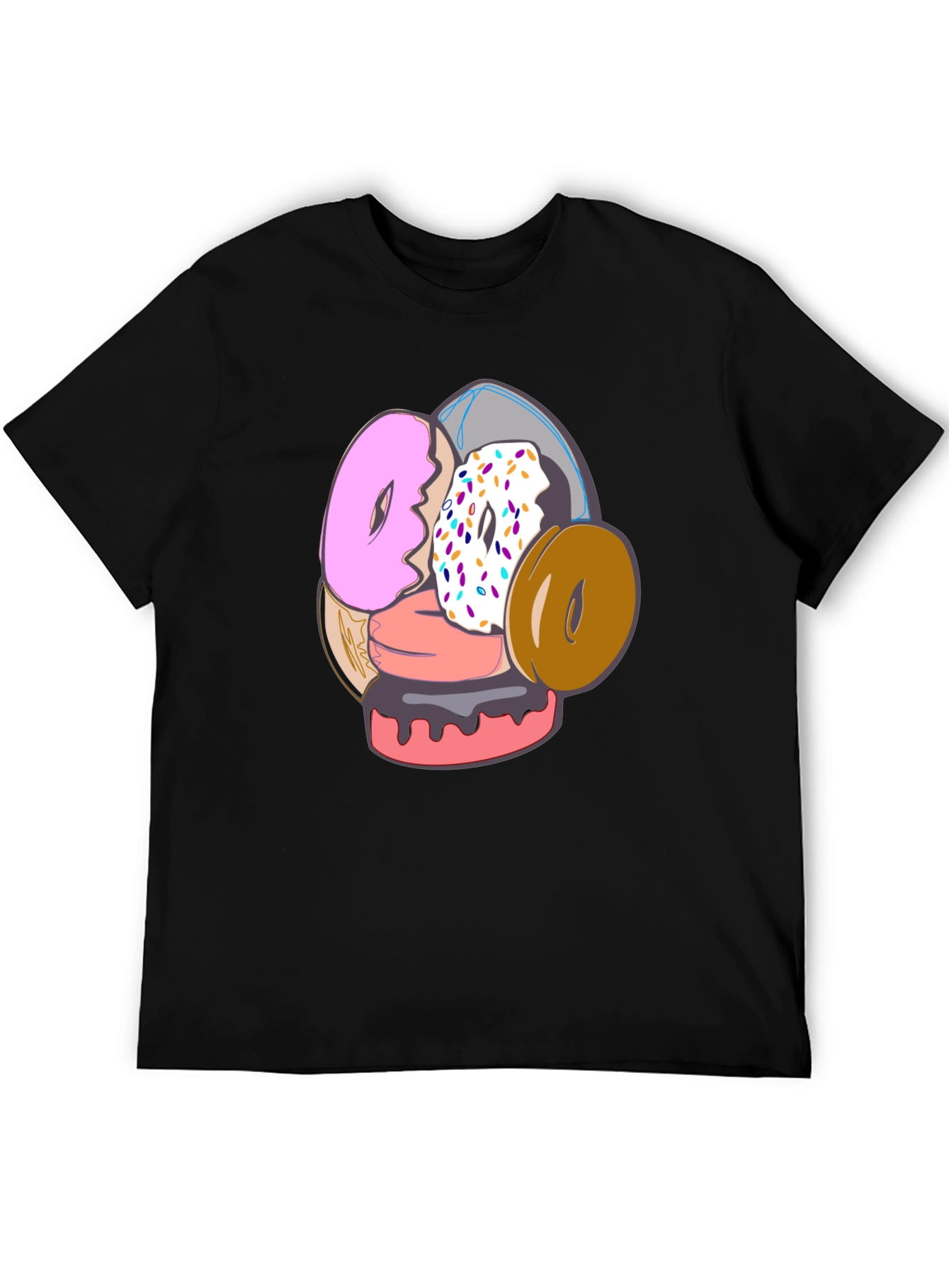 Donut Stack T-Shirt - Sweet Graphic Tee
