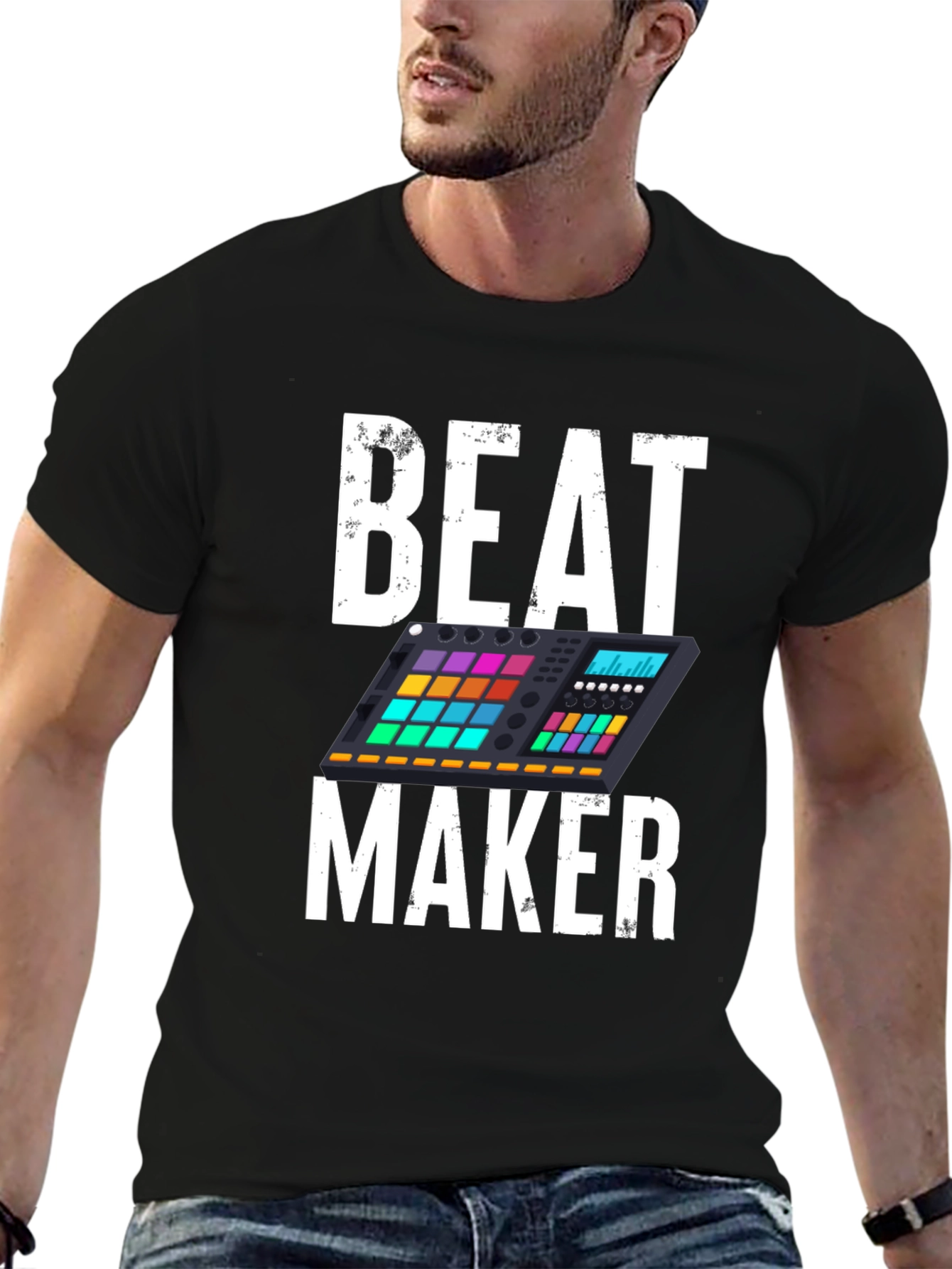 Beat Maker Graphic T-Shirt - Music Producer Apparel