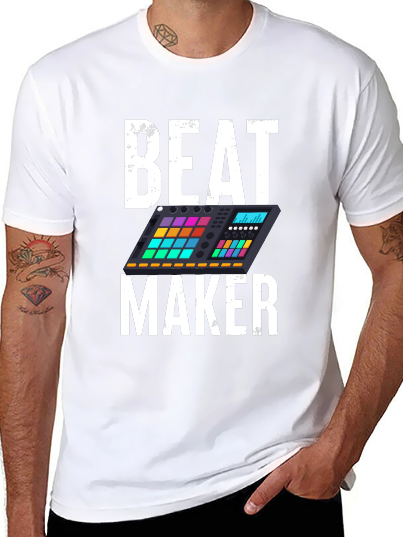 Beat Maker Graphic T-Shirt - Music Producer Apparel