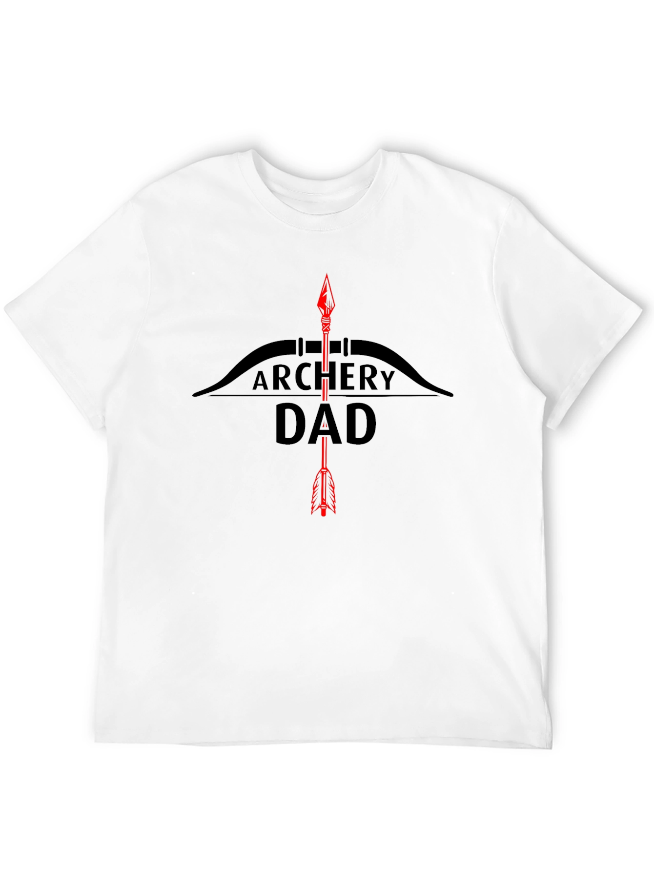 Archery Dad Graphic Tee - Bow & Arrow Design