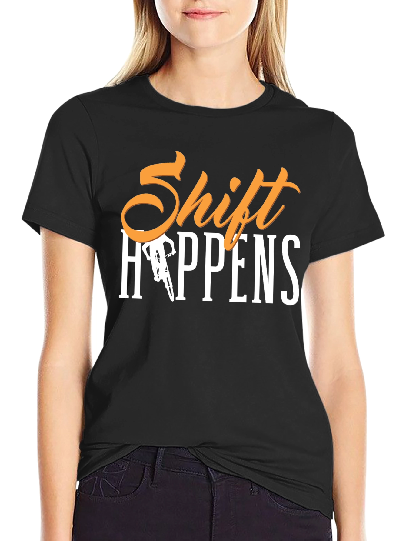 Shift Happens Mountain Bike Graphic Tee