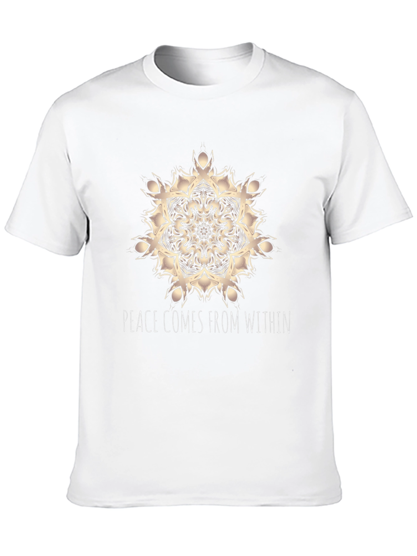 Peace Within Black Graphic Tee